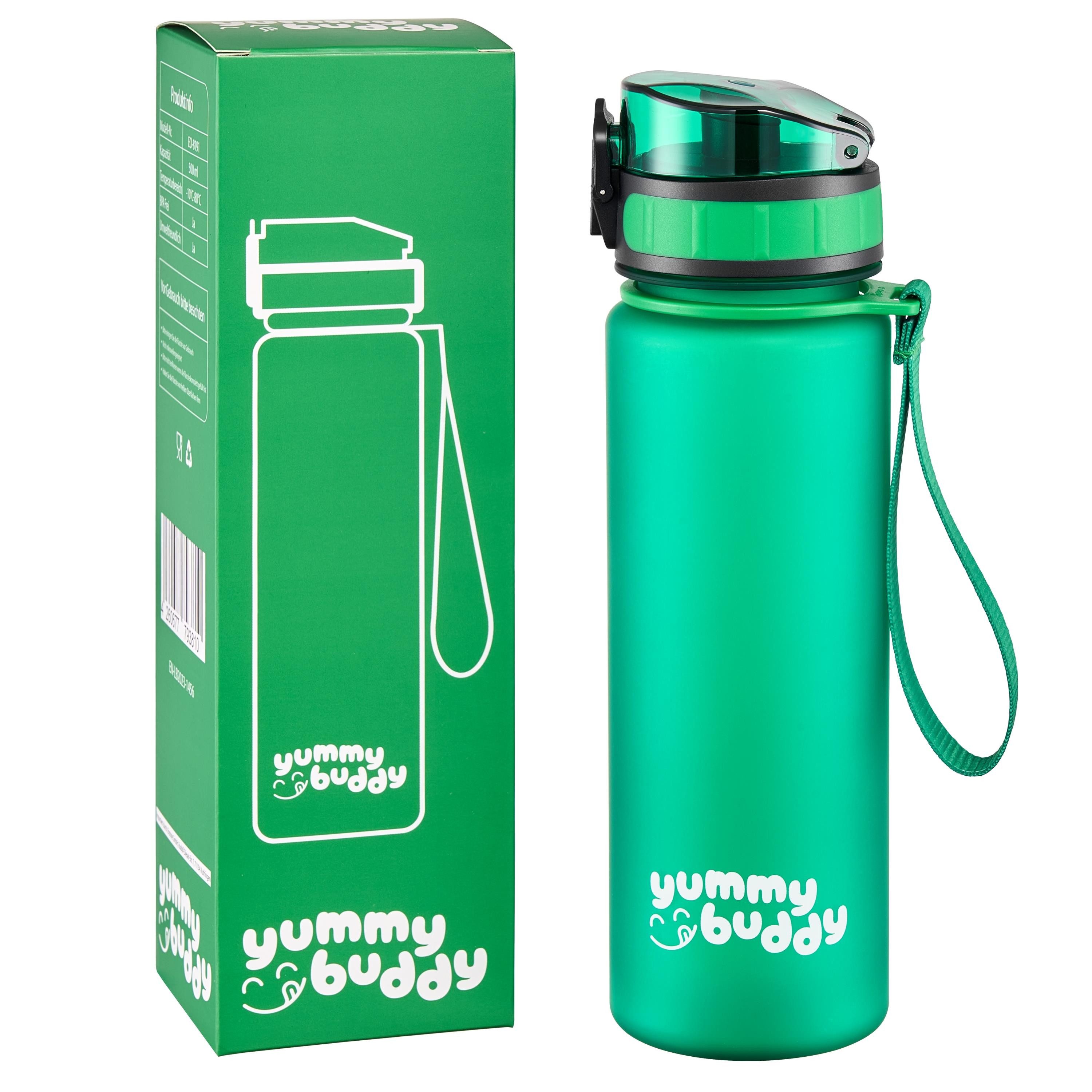 ecosa Trinkflasche EO-8191 yummy buddy, BPA-frei,Tritan,spülmaschinengeeignet,lebensmittelecht,robust