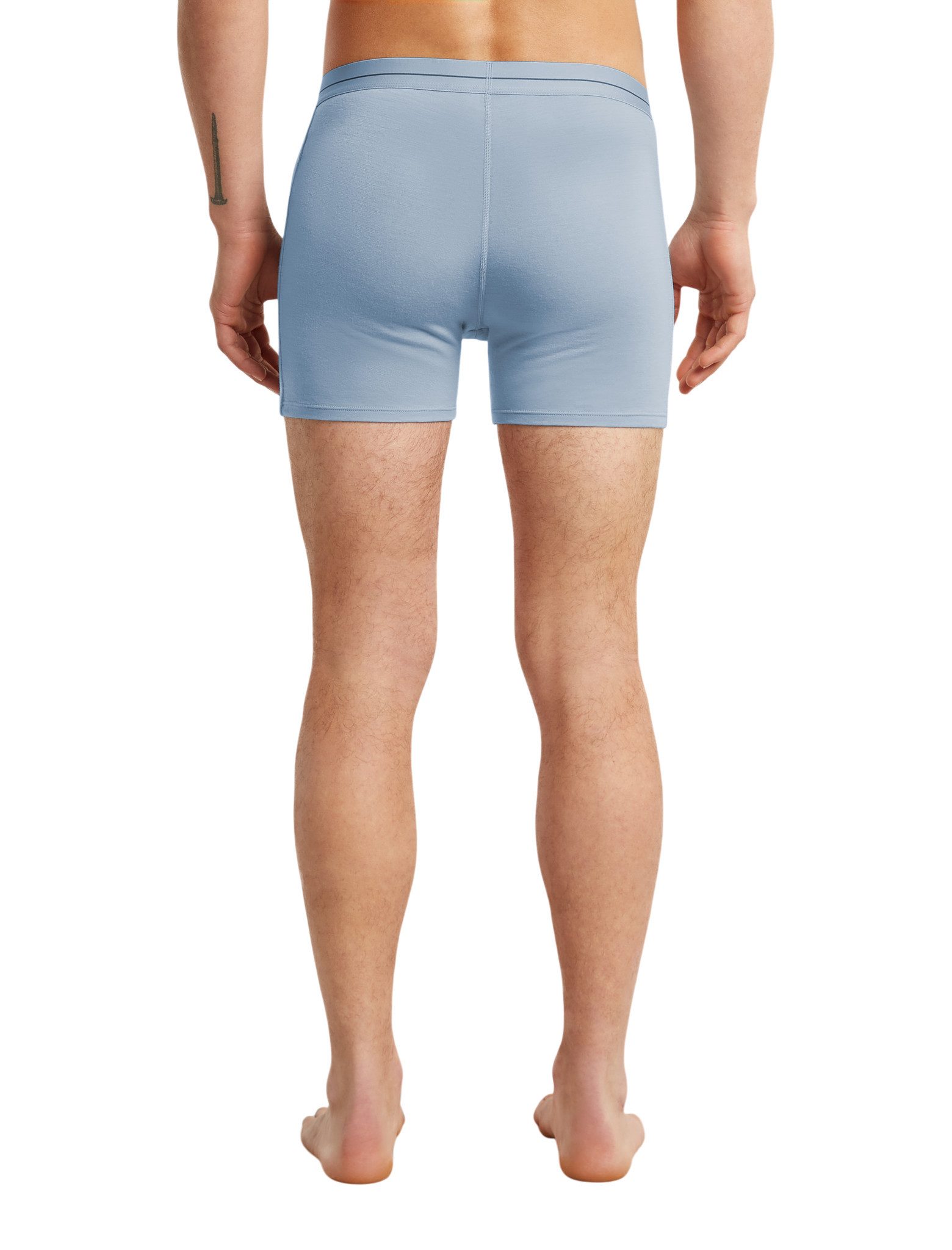 Icebreaker Boxershorts Anatomica (Merinowolle) Unterwäsche hellblau Herren