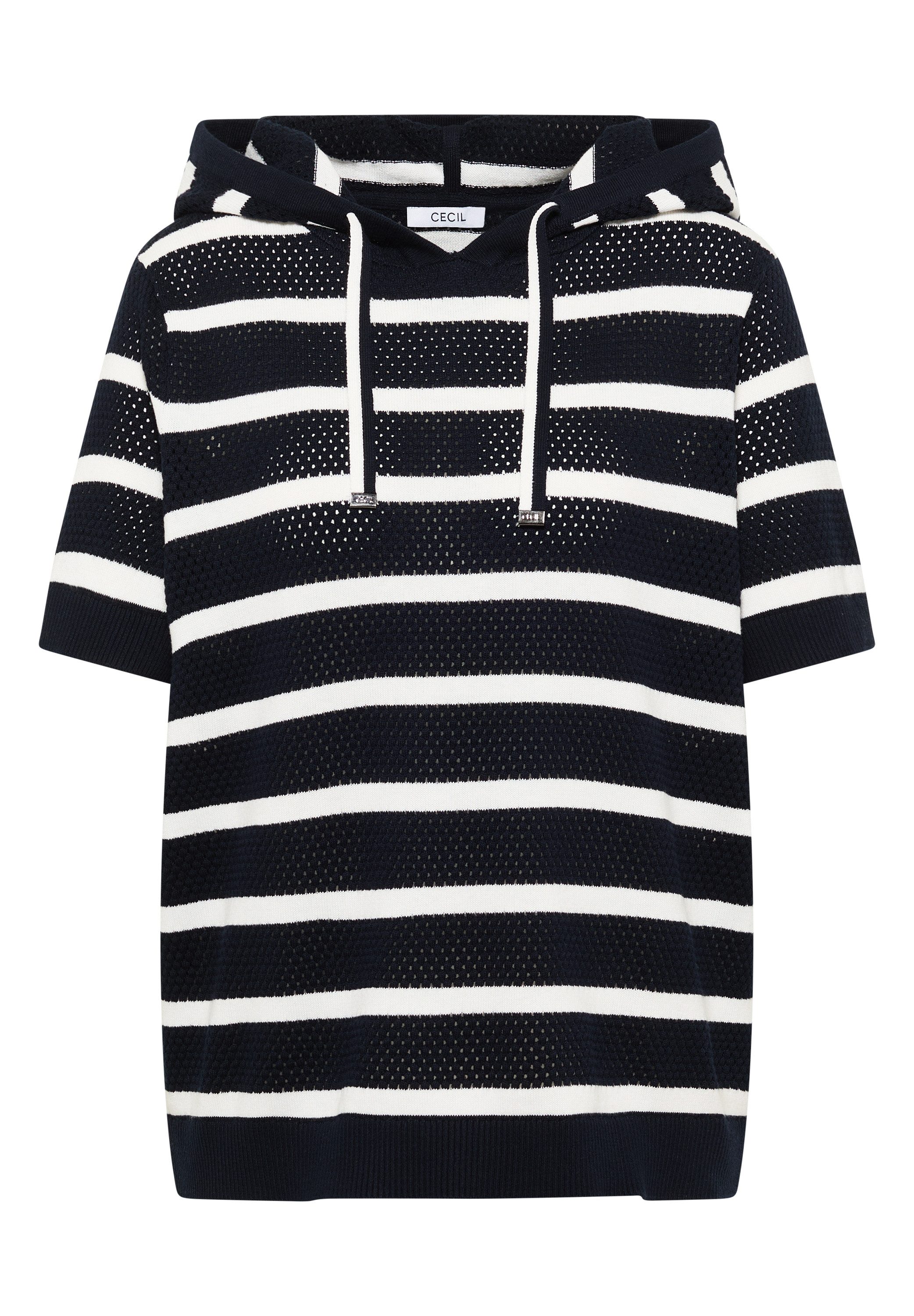 CECIL Strickpullover mit Kapuze