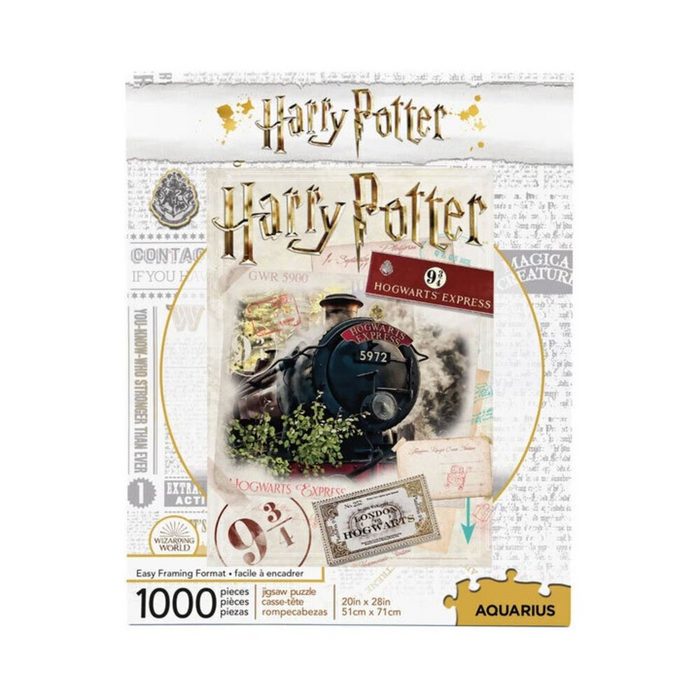 Aquarius Puzzle Harry Potter Hogwarts Express Ticket (Puzzle) Puzzleteile