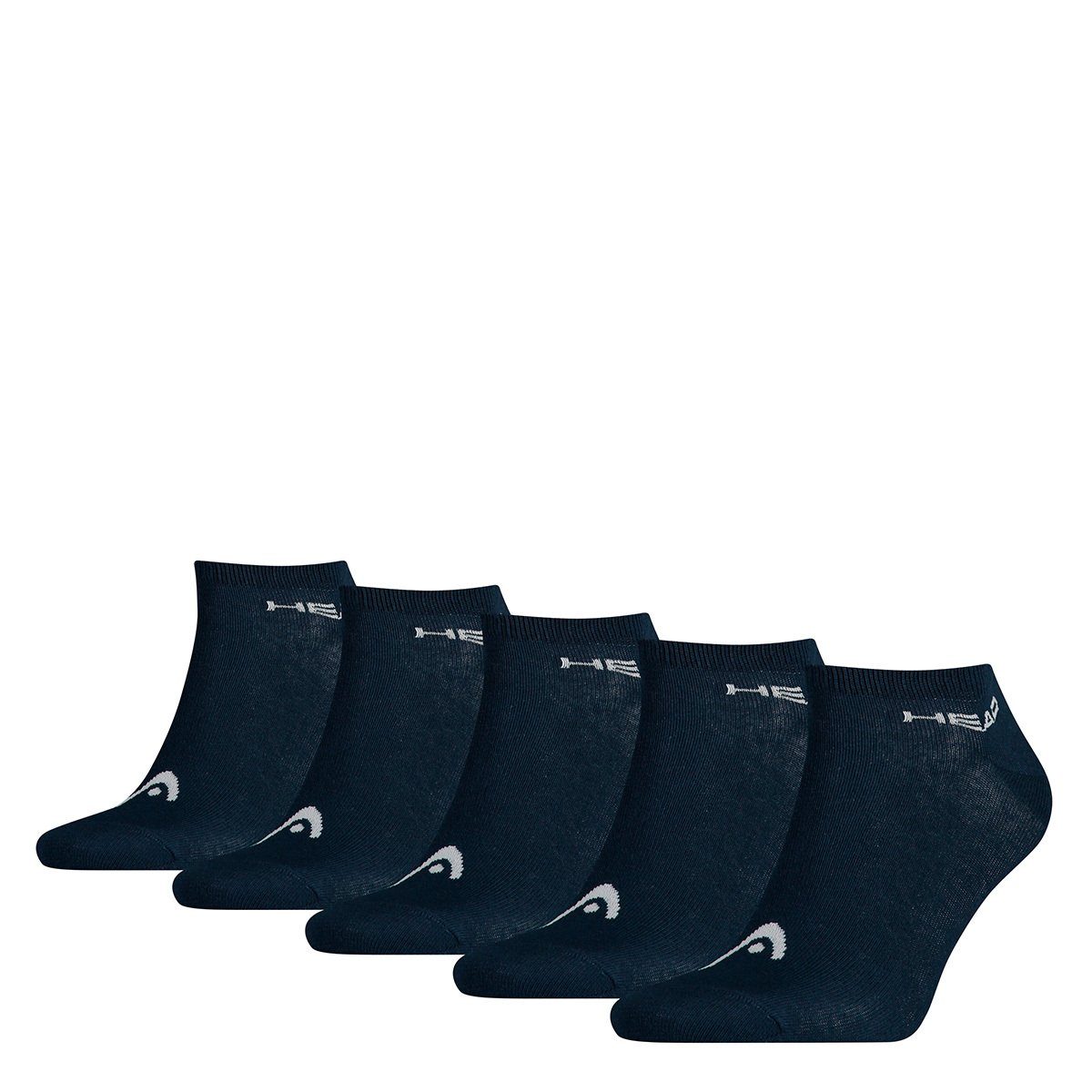 Pack Socken, - Sneaker Baumwollmix 5er Head Unisex Blau Sneakersocken