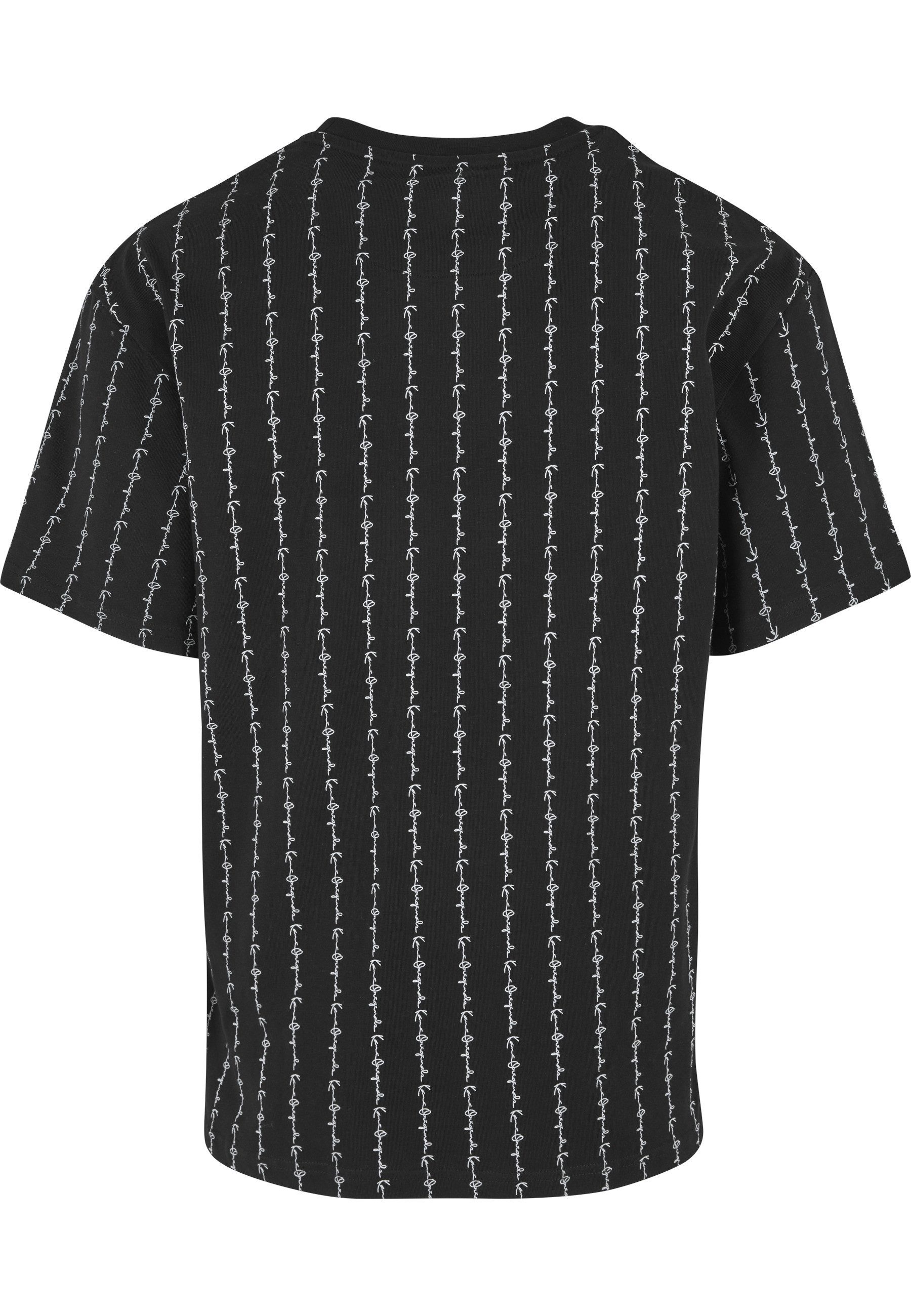 Karl Kani T-Shirt Karl Kani Herren KKMQ12130BLK Signature Logo Pinstripe Te günstig online kaufen