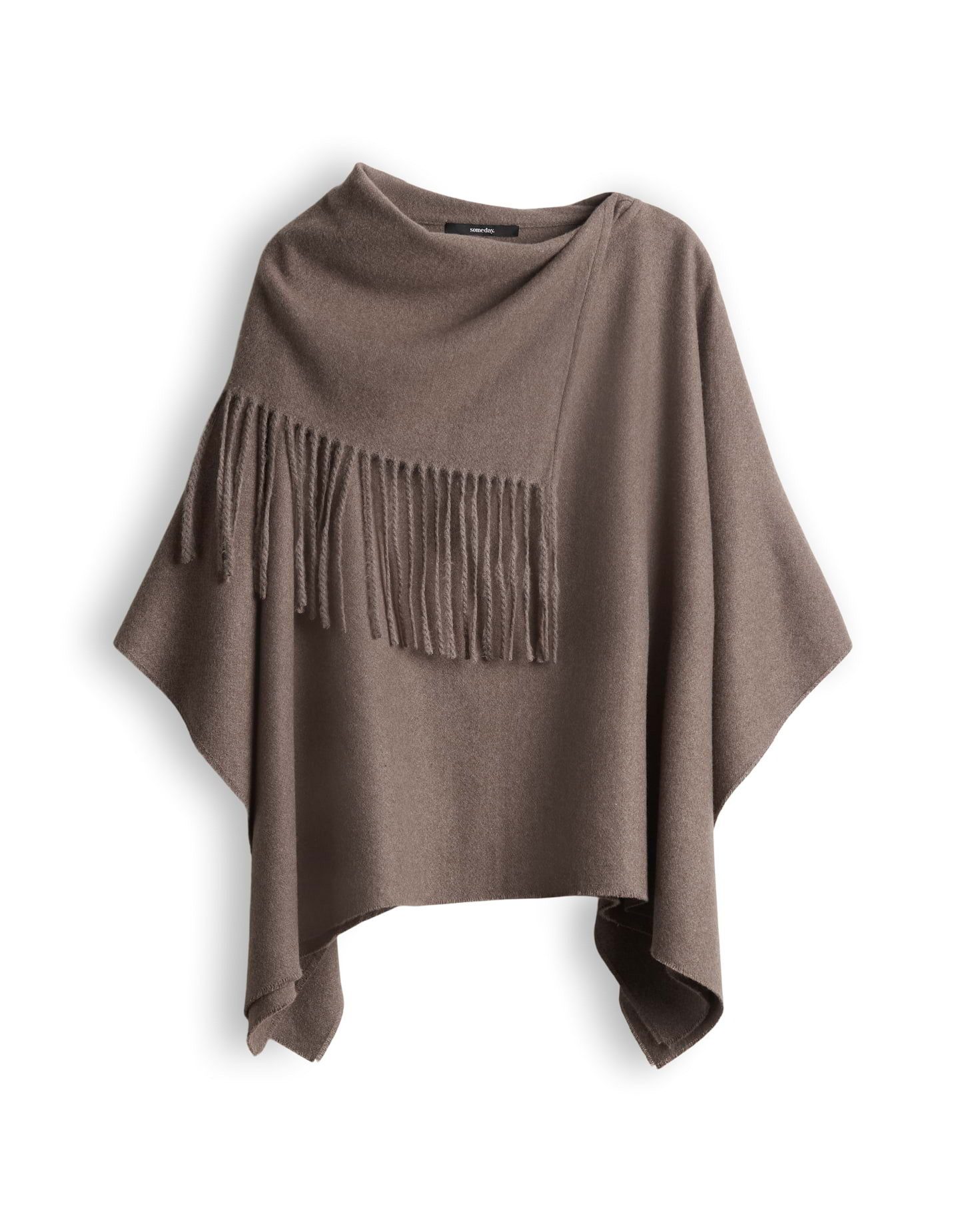 someday Poncho Birula cape aus weich fließender Webware Quadratische Form mit weich fließendem Fall zum Drapieren – Bild 2 von 5