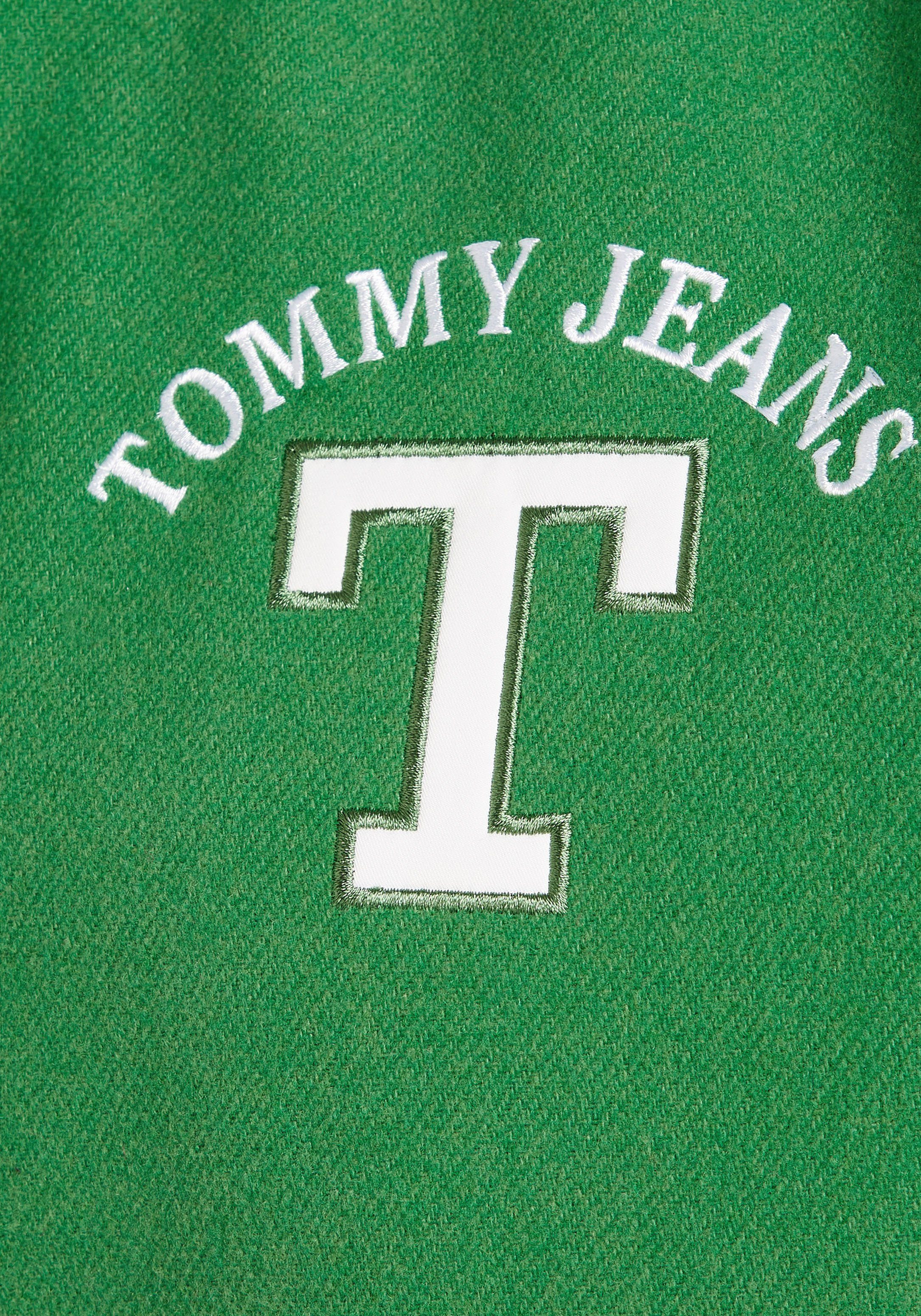 Tommy SLEEVE Krageninneren Jeans TJW OFF Jackenaufhänger LETTERMAN Mit ZIP Steppweste am