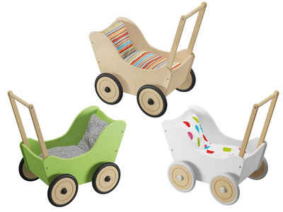 ERST-HOLZ Puppenwagen Puppenwagen als Lauflernhilfe in verschiedenen Farben