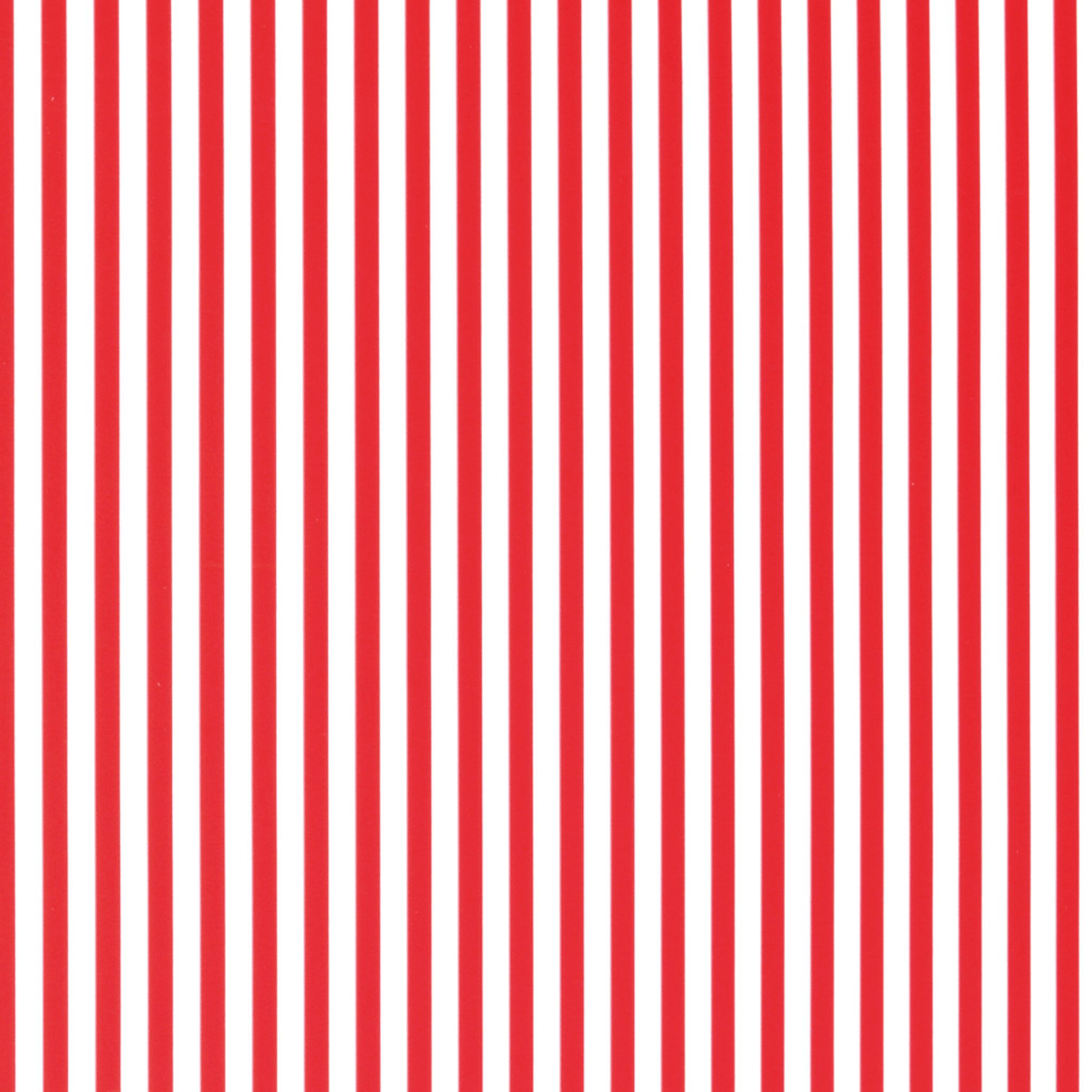 Star Упаковочная бумага, Упаковочная бумага mit Streifenmuster 70cm x 2m Rolle Rot / Weiß