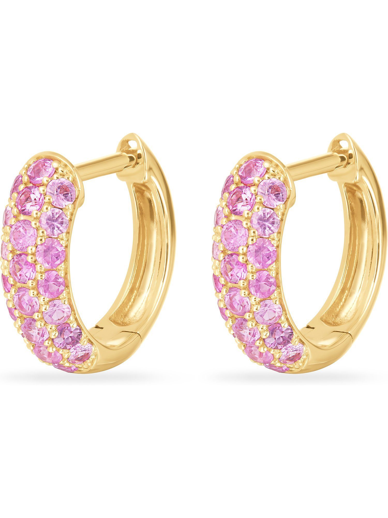 GUIA Paar Creolen GUIA Damen-Creolen 585er Gelbgold 44 Saphir (Paar) günstig online kaufen