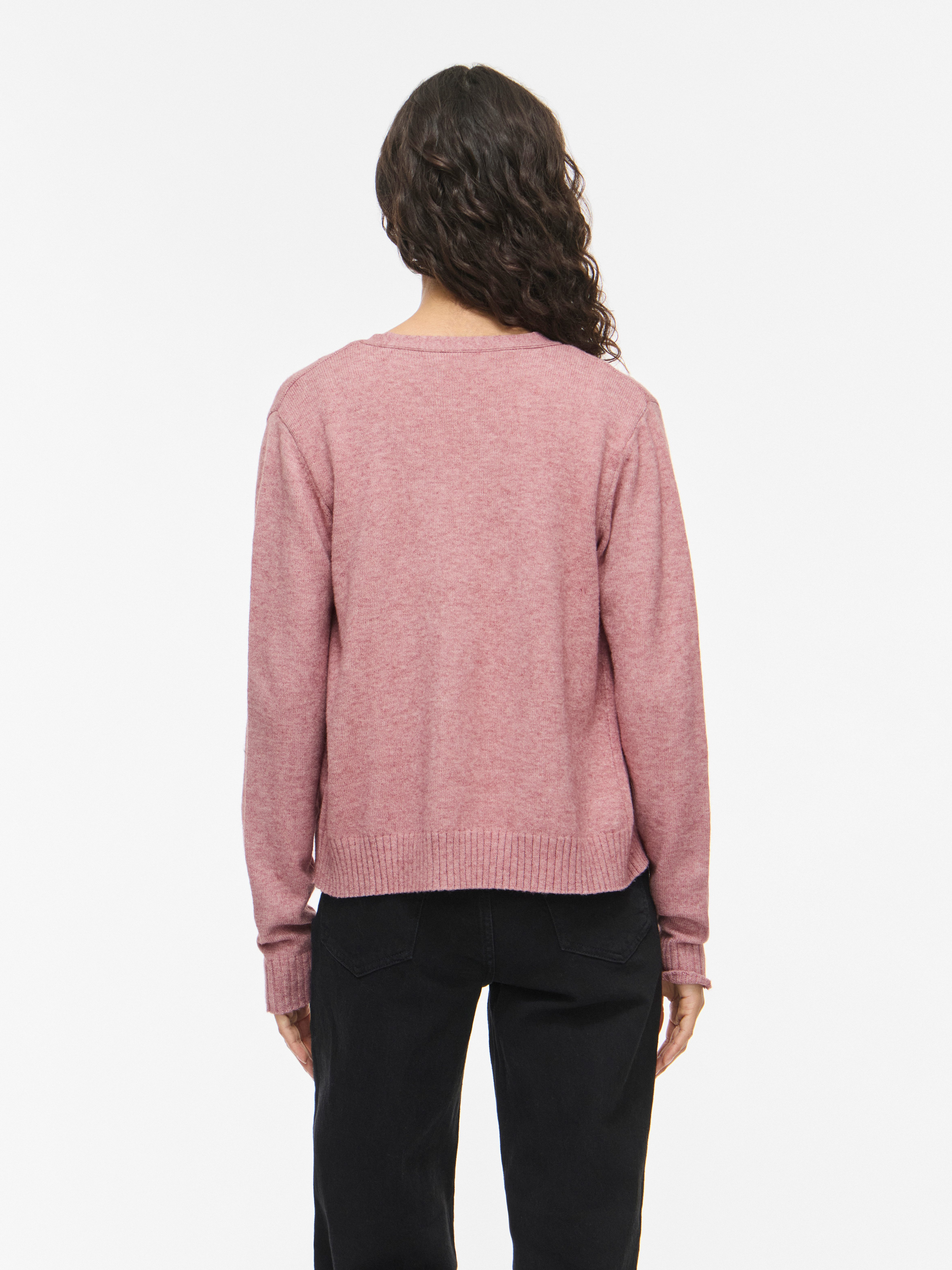 Vila Cardigan VIRIL SHORT L/S KNIT CARDIGAN-NOOS Materialmix, regular fit