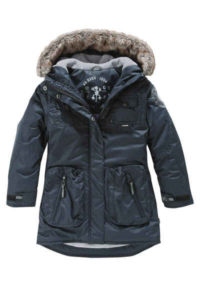 Exes Parka mit Fellimitatbesatz Exes Parka mit Fellimitatbesatz