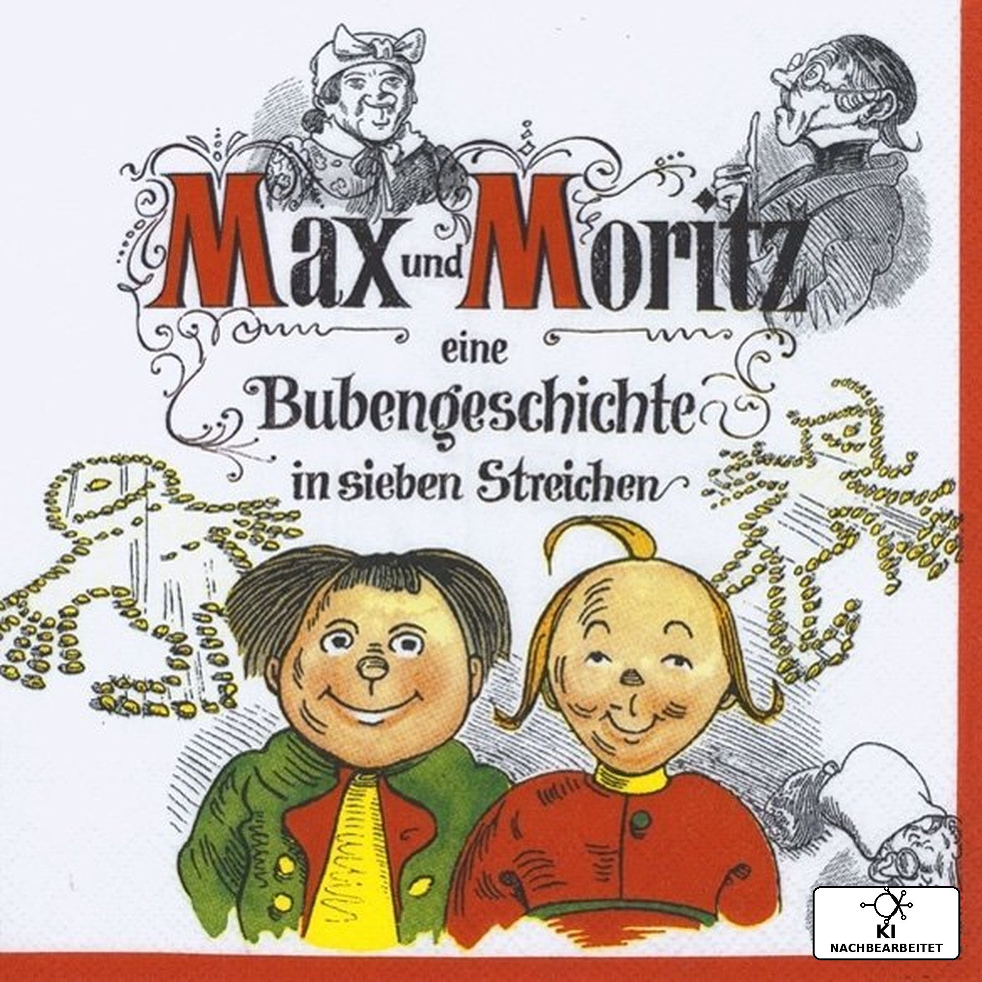 IHR Papierserviette Servietten 33x33 cm " Max und Moritz " von ihr