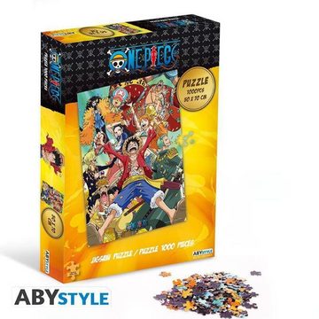 Puzzle ONE PIECE - Jigsaw puzzle 1000 pieces - Straw Hat Crew, 1000 Puzzleteile