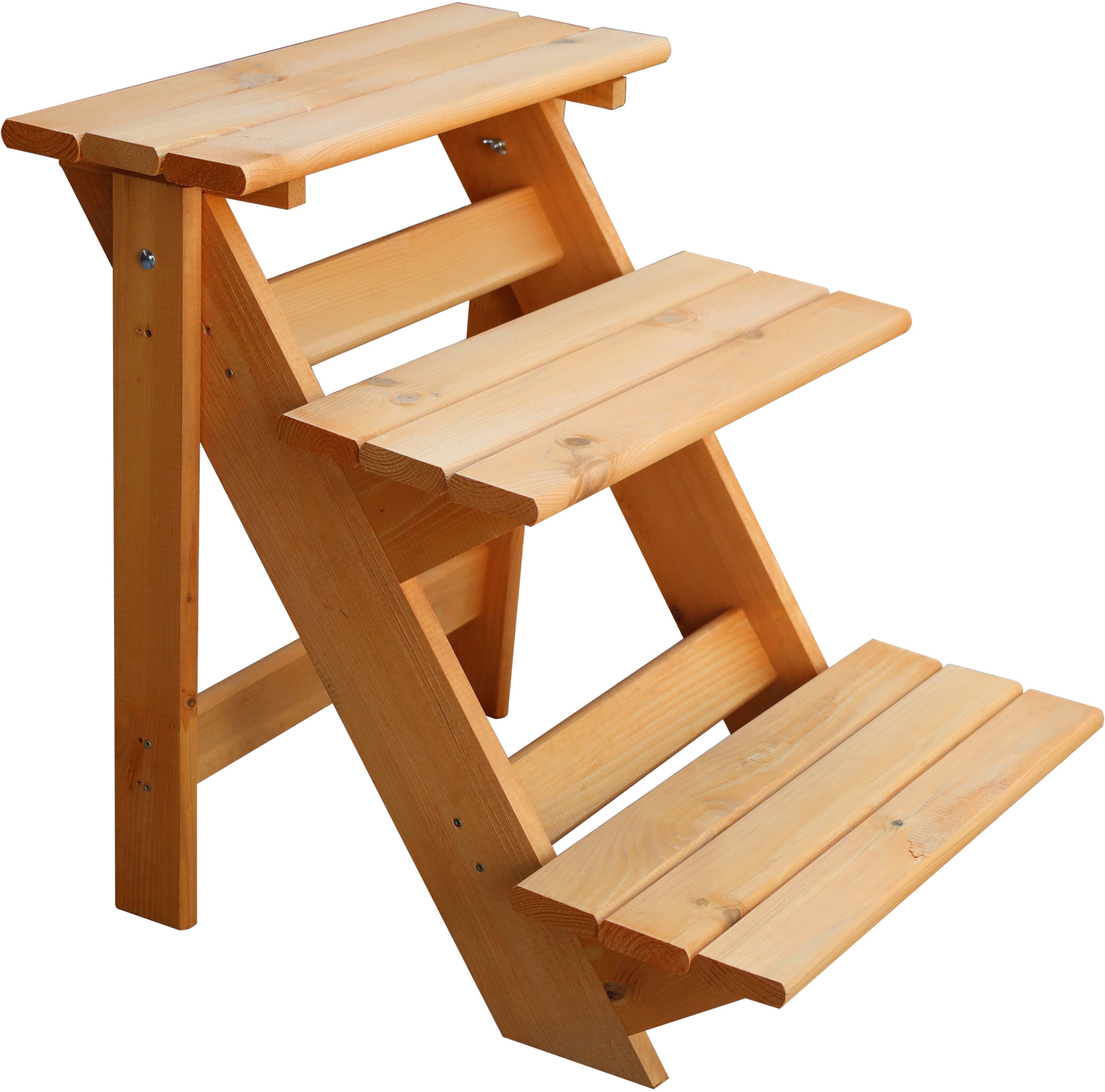 promadino Pflanzentreppe Blumentreppe klein, BxTxH: 50x60x56 cm