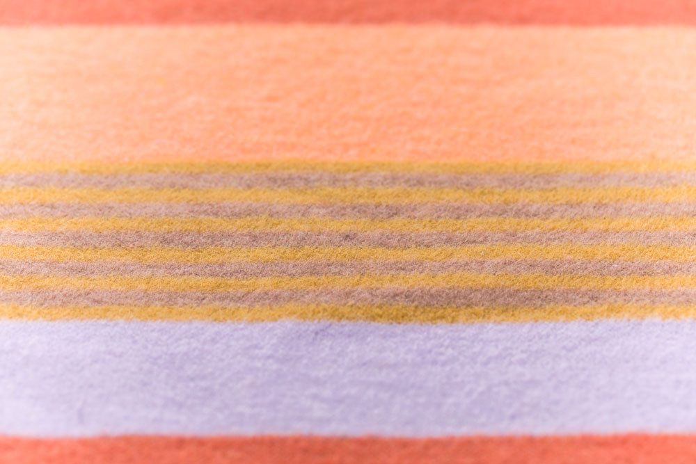 Babydecke Juwel 'Multicolor Streifen' 70 x 90 cm Gold, DAVID FUSSENEGGER