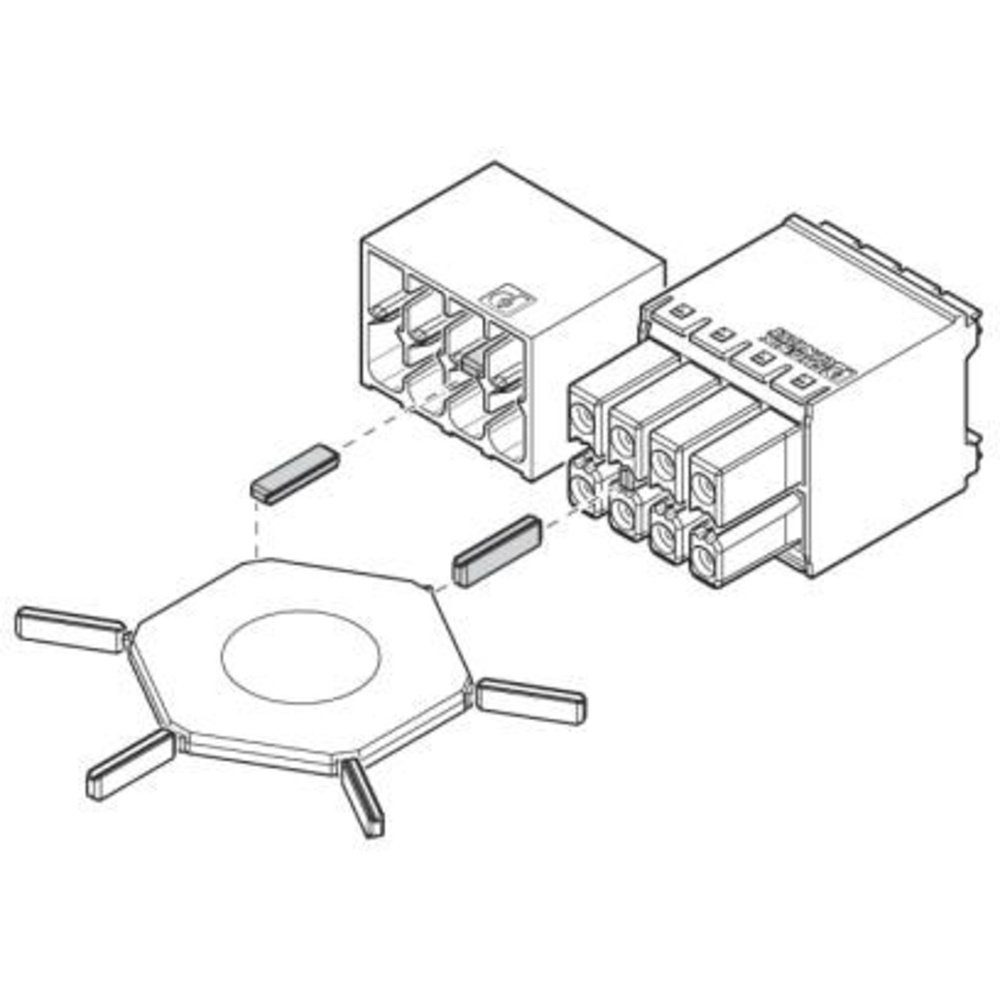 Phoenix Contact Phoenix Contact Buchsengehäuse-Kabel Polzahl Gesamt 4 Rastermaß: 3.5 Installationskabel