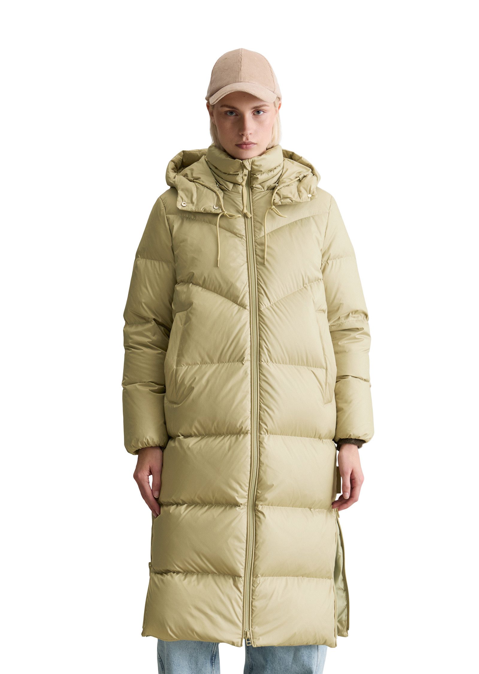 Marc O'Polo DENIM Daunenmantel aus wasserabweisendem Ripstop