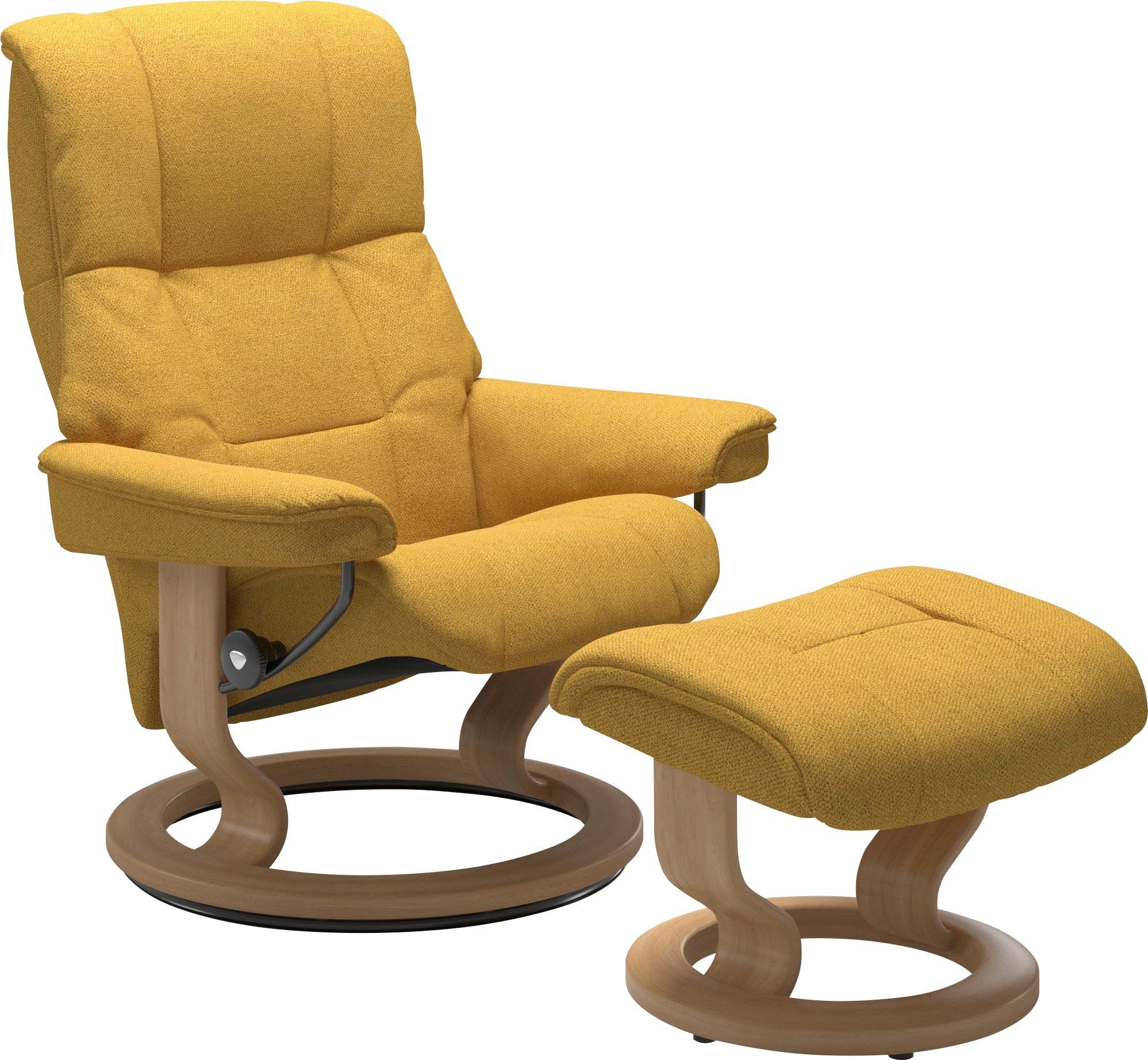 2024 neue Artikel kommen nacheinander an Base, Classic M Hocker), mit Relaxsessel L, (Set, Stressless® Größe mit Eiche mit S, Hocker, Mayfair & Gestell Relaxsessel