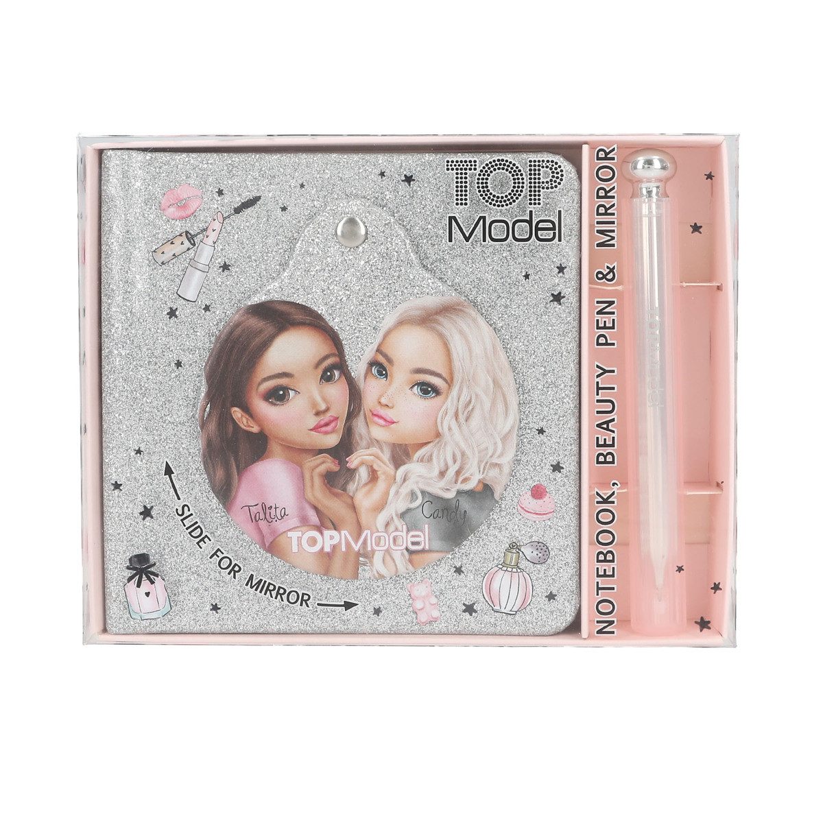 Depesche Notizbuch DEPESCHE TOPModel Notizbuch Beauty mit Kugelschreiber