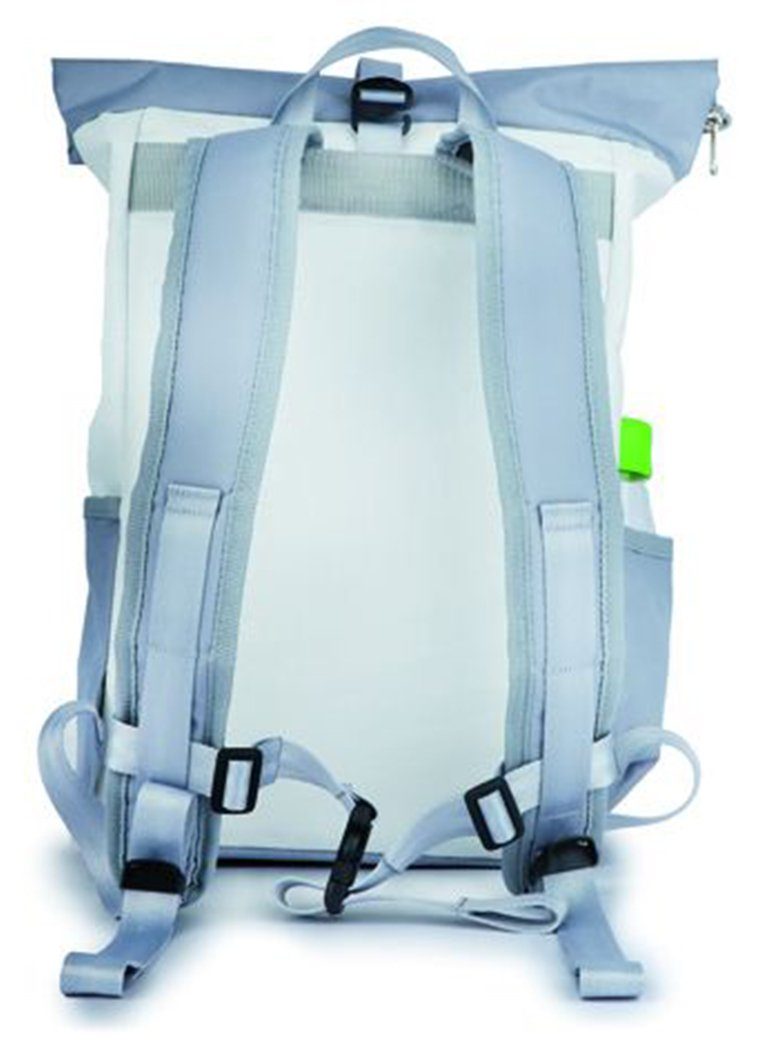 360Grad Rucksack Rucksack Lotse recyceltes Segeltuch gepolstertes Laptopfach