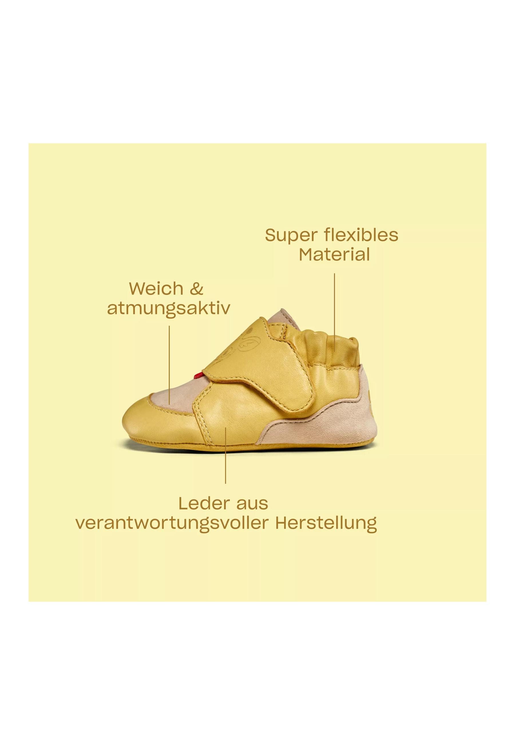 Affenzahn Leder Crawly . Krabbelschuh aus echtem Leder