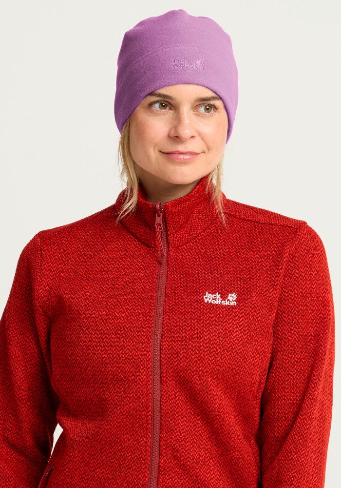 Jack Wolfskin Beanie REAL STUFF BEANIE Fleecemütze, leicht, aus recycelten Materialien – Bild 5 von 5