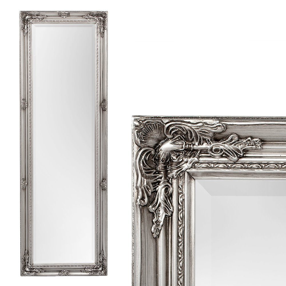 LebensWohnArt Wandspiegel Spiegel HOUSE barock Antik-Silber günstig online kaufen