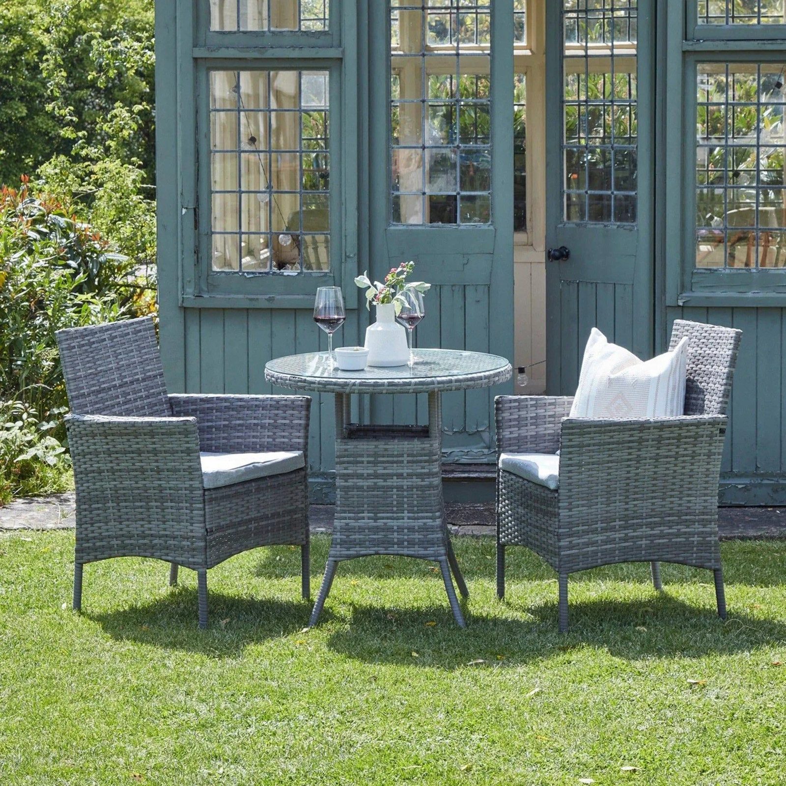 HTI-Living Garten-Essgruppe Gartenmöbel Amelia, (Set, 3-tlg., 2 Stühle 1 Ti günstig online kaufen