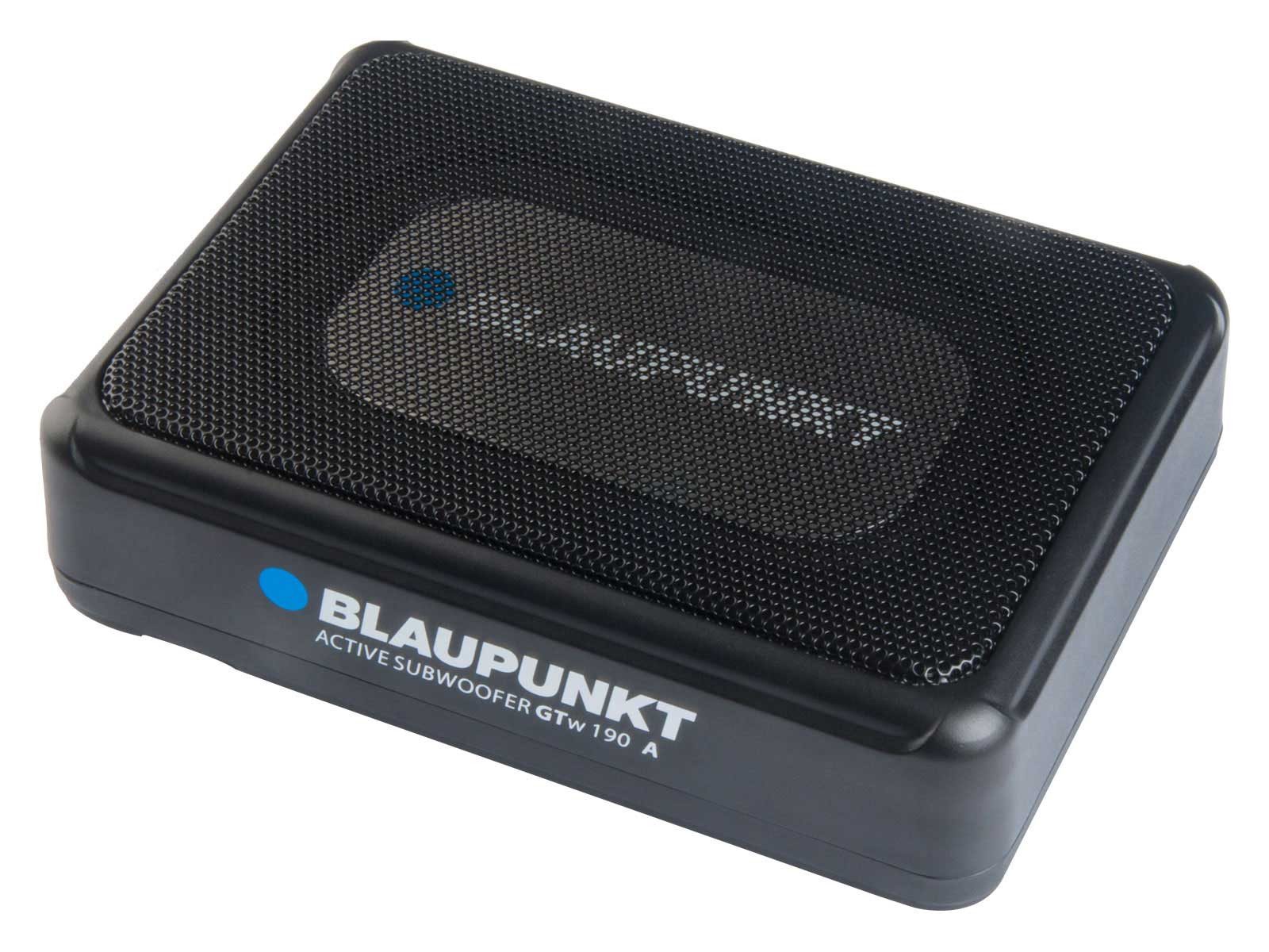 Blaupunkt Blaupunkt GTw 190 A (12V) Aktiver Untersitz-Subwoofer (5x8) Auto-Subwoofer