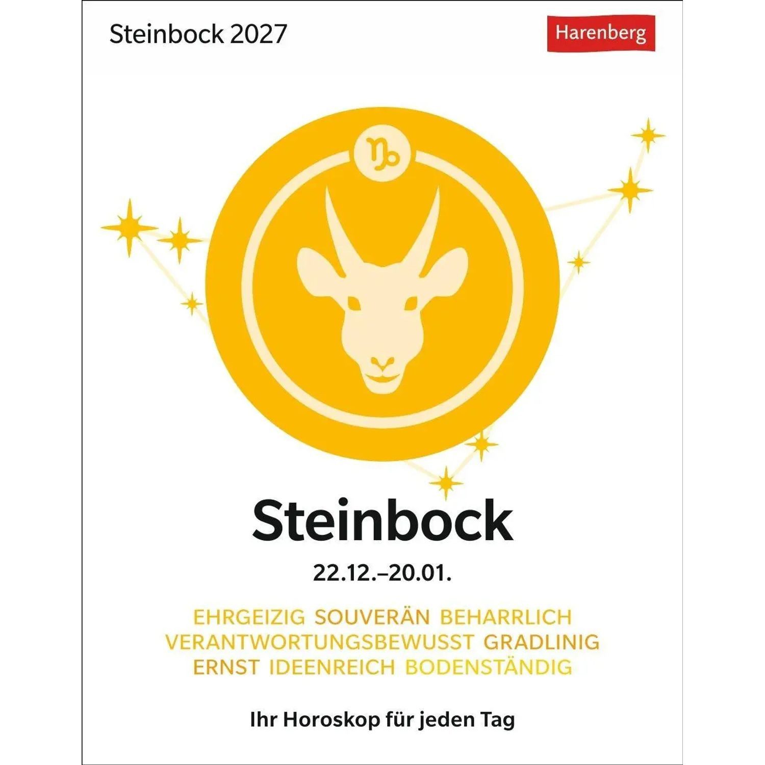 Harenberg Kalender Verlag Abreißkalender Steinbock Sternzeichenkalender 2027 - Tagesabreißkalender - Ihr...