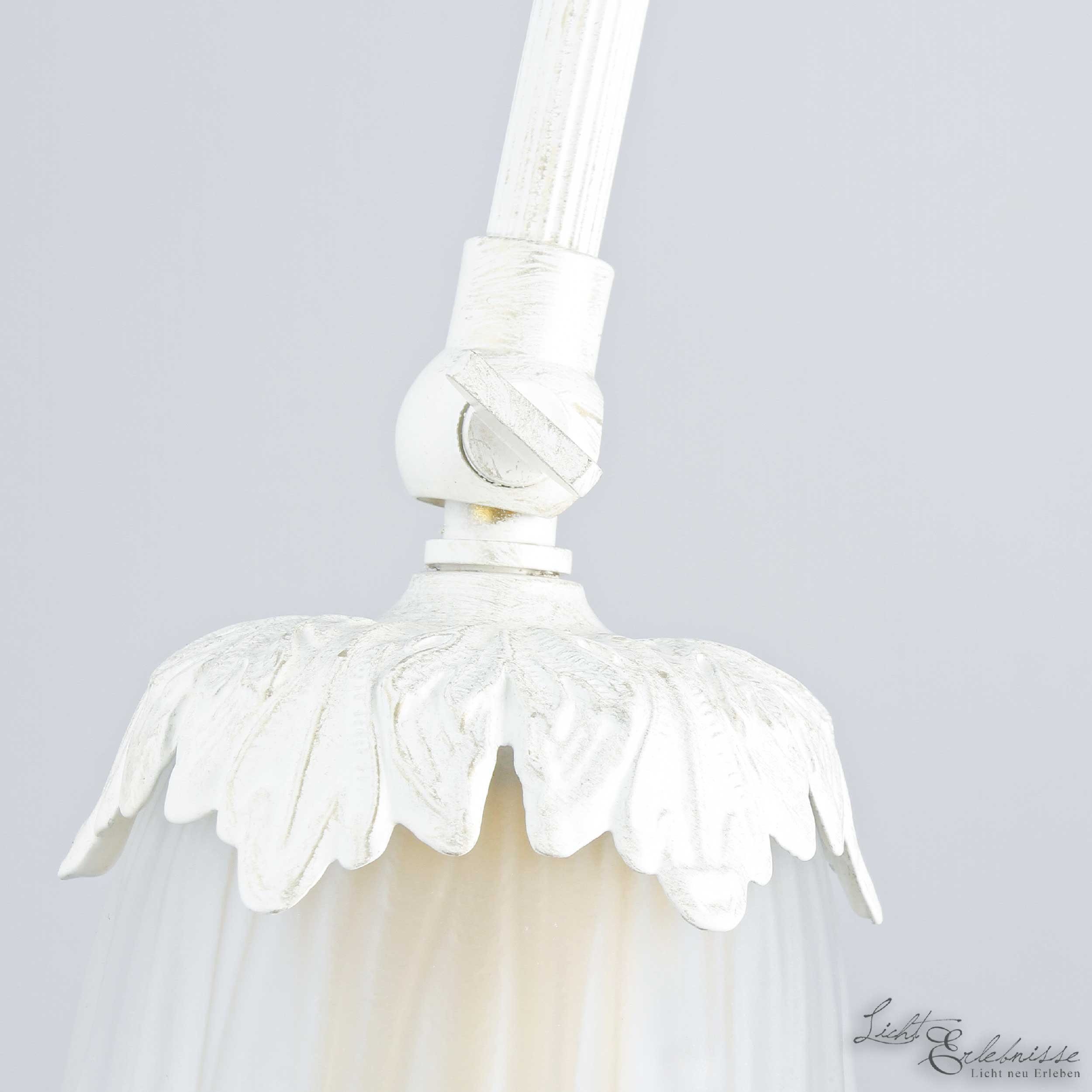 E14 Stehlampe Floral Shabby Wohnzimmer bis Premium Stehleuchte DALILA, Messing Chic ohne Leuchtmittel, 40W Licht-Erlebnisse