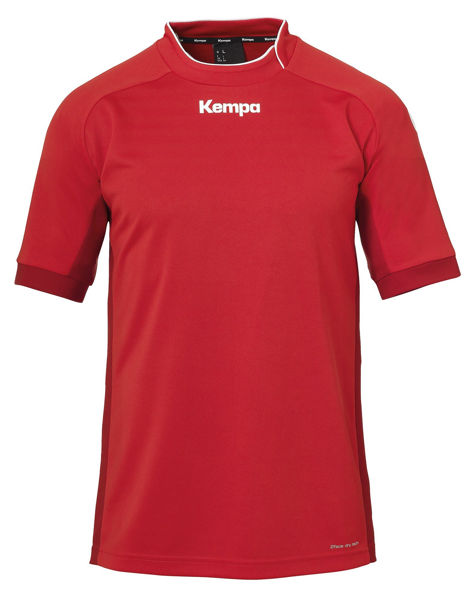 Kempa Trainingsshirt Kempa Shirt PRIME TRIKOT schnelltrocknend rot/chilirot