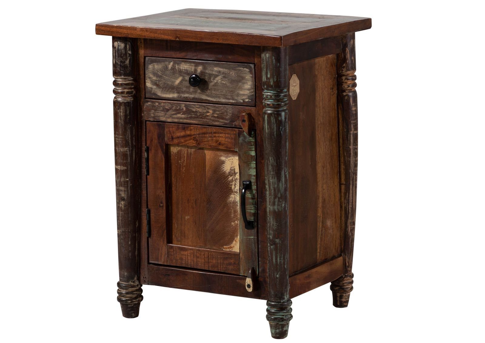 Massivmoebel24 Nachttisch FABLE (Massivholz, Massivholztisch), Nachttisch A günstig online kaufen