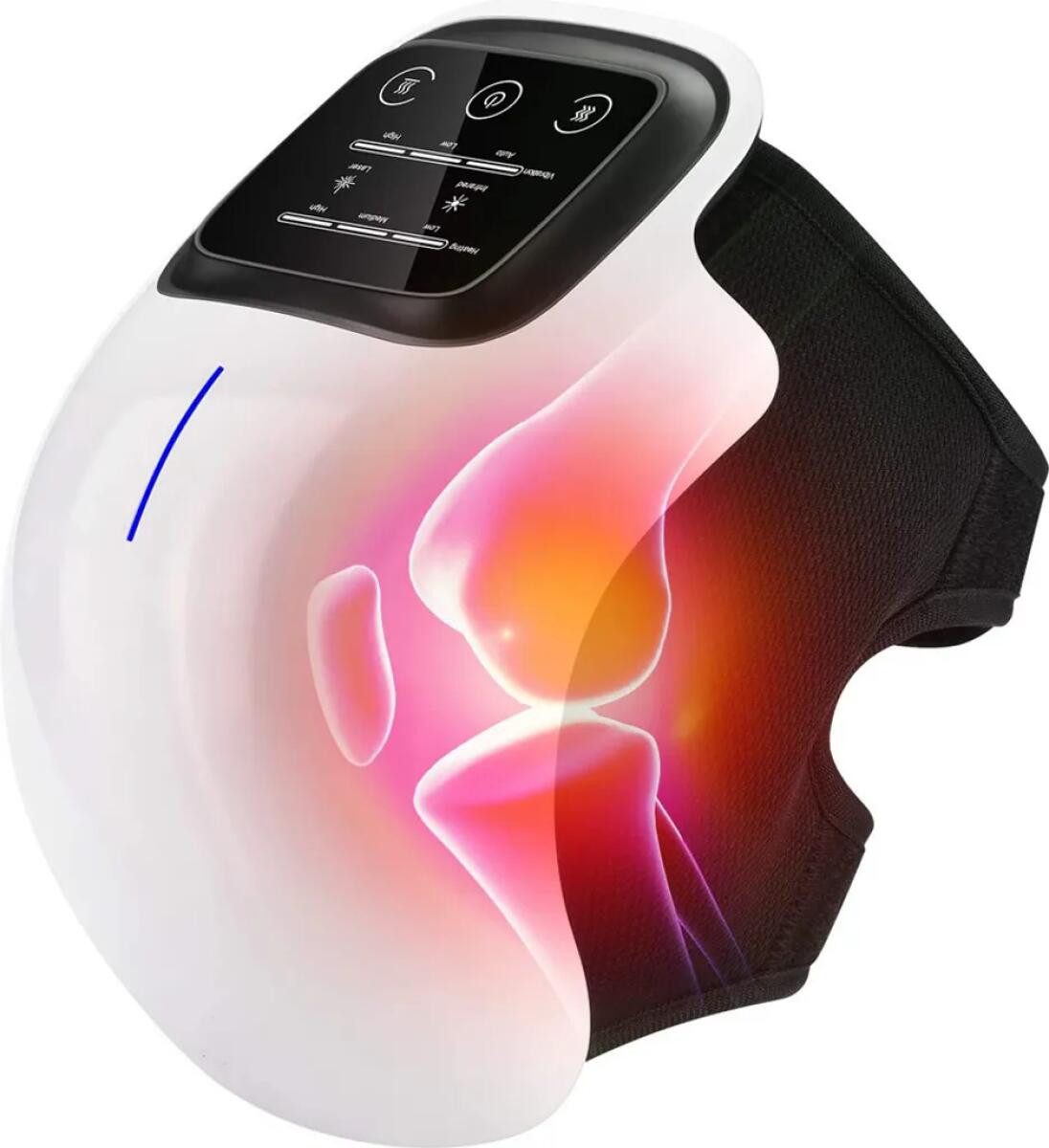 FELIXLEO Beruhigungs- und Entspannungsgerät 3 in 1 Knie Massagegerät Infrarot Tiefenwärme Schmerztherapie, 1-tlg.