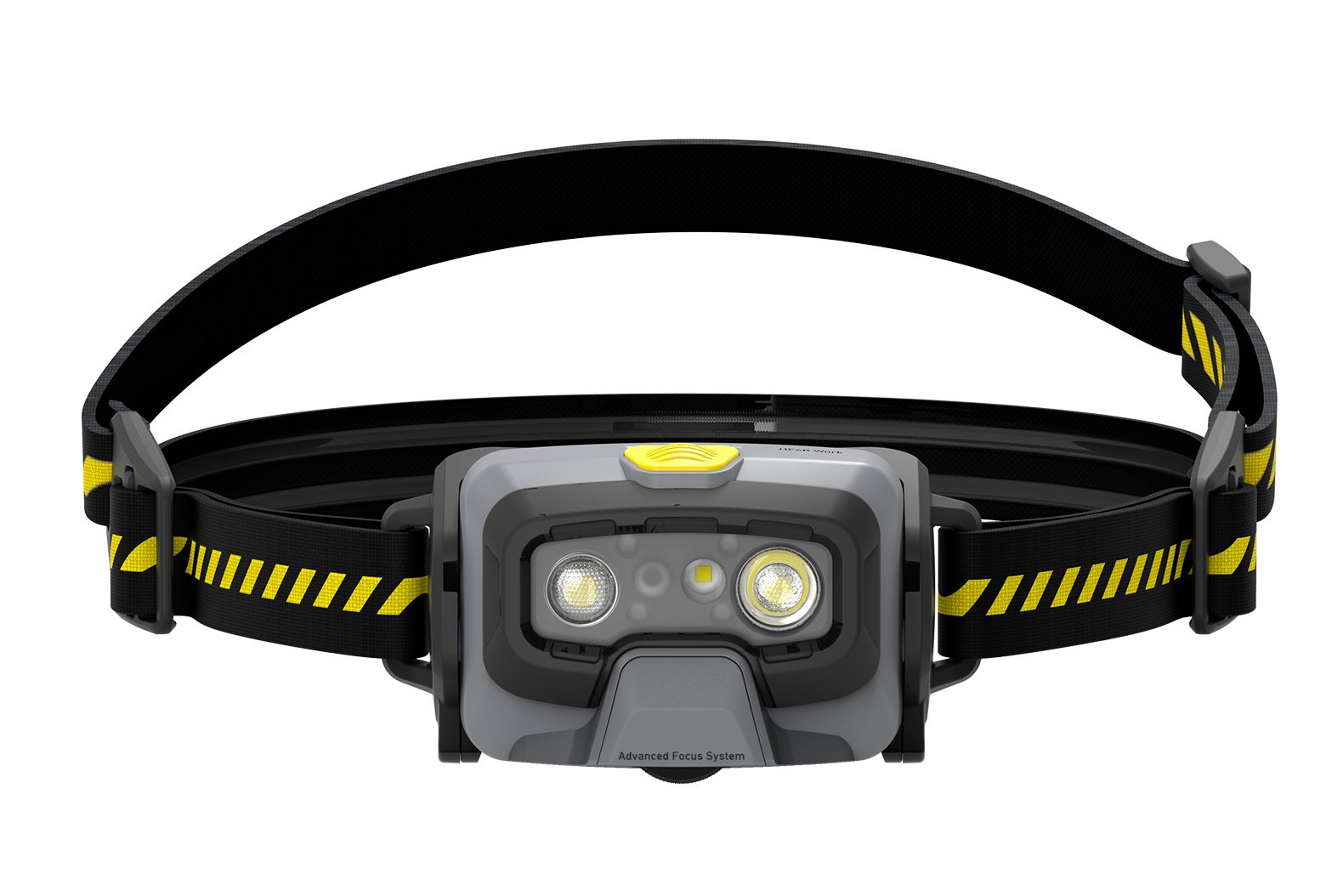 Ledlenser LED Stirnlampe HF6R Work Schwarz Gelb, 800 Lumen, 160 m Leuchtweite, 134g, 60 Std Laufzeit, IP68, mit Akku