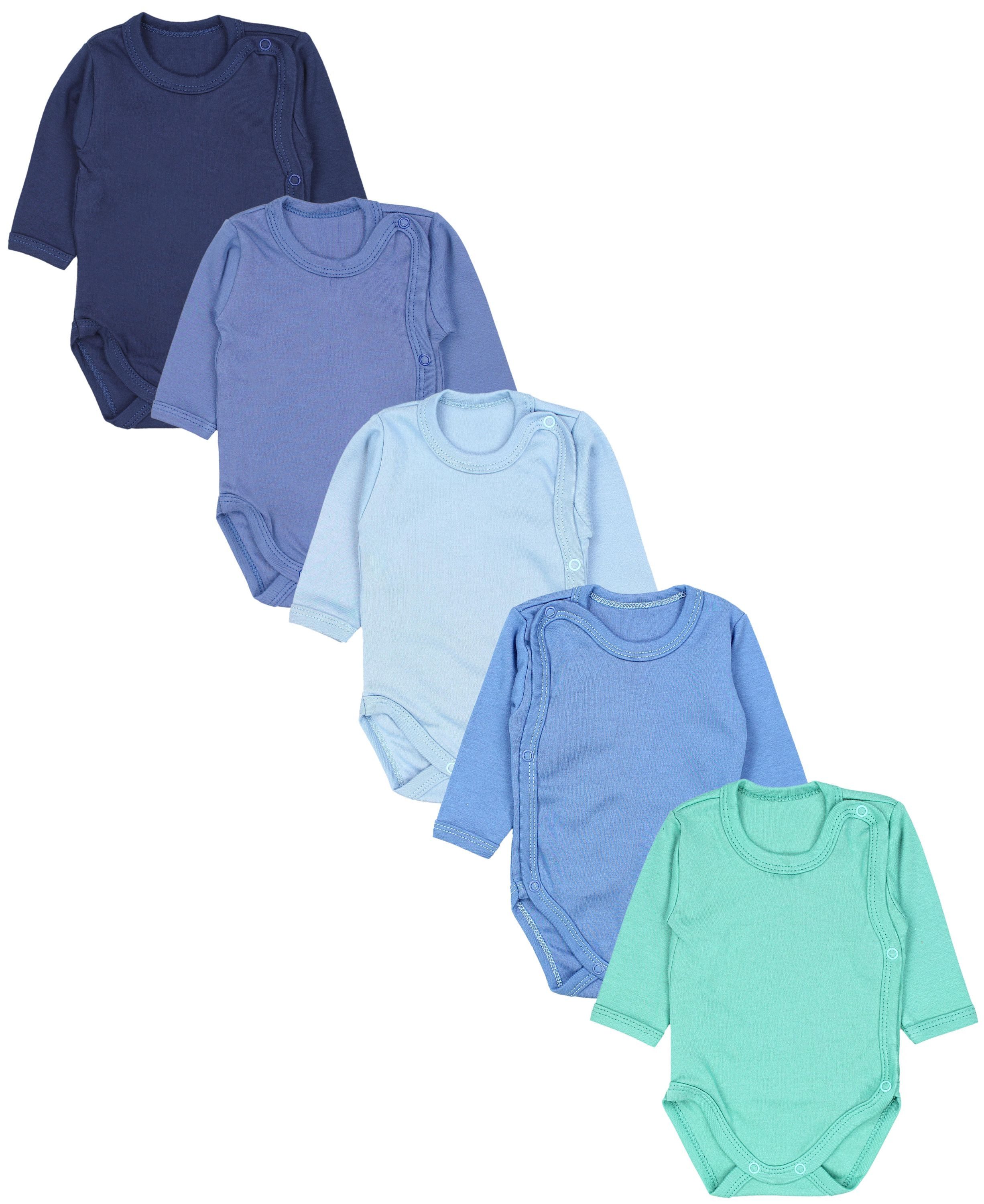 Dunkelblau Jeans Blau Mintgrün