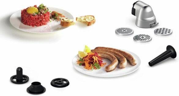 BOSCH Fleischwolfaufsatz Lifestyle Set Hunting Adventure MUZ9HA1, Zubehör für alle Bosch OptiMUM Küchenmaschinen MUM9…, Fleischwolf, Wurststopfer-Aufsatz, Kebbe – Bild 5 von 5