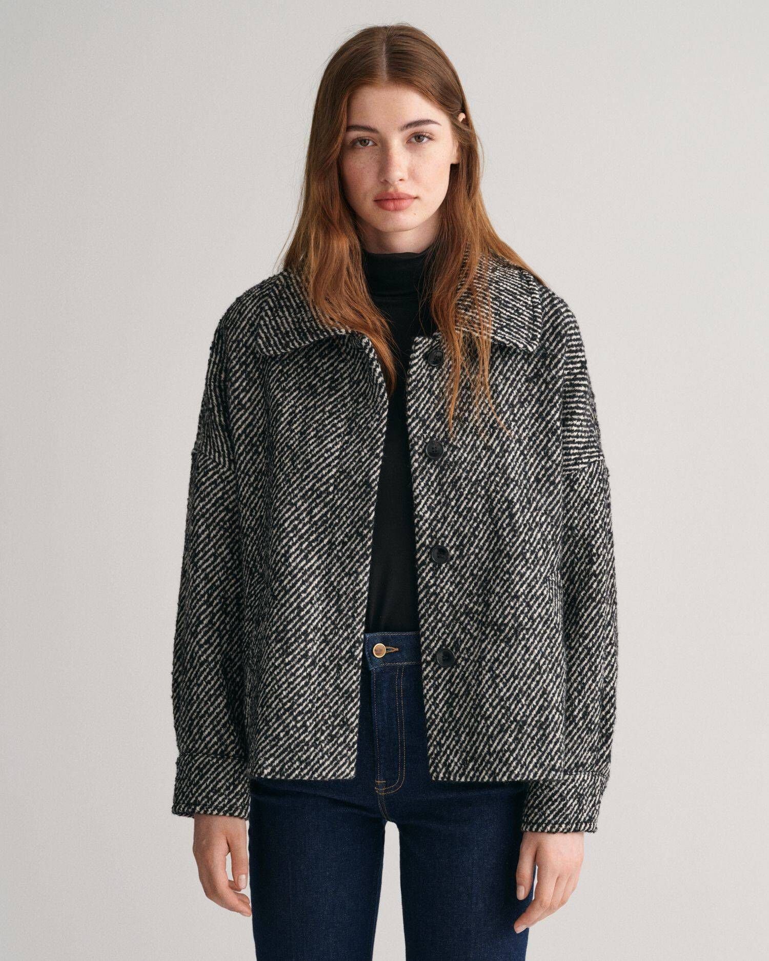 Gant (1-St) Jacke mit Wolljacke Wolle Damen