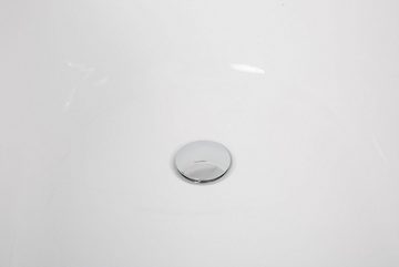 DOTMALL Badewanne Acryl freistehende Badewanne mit Abfluss L170/B78/H72 cm