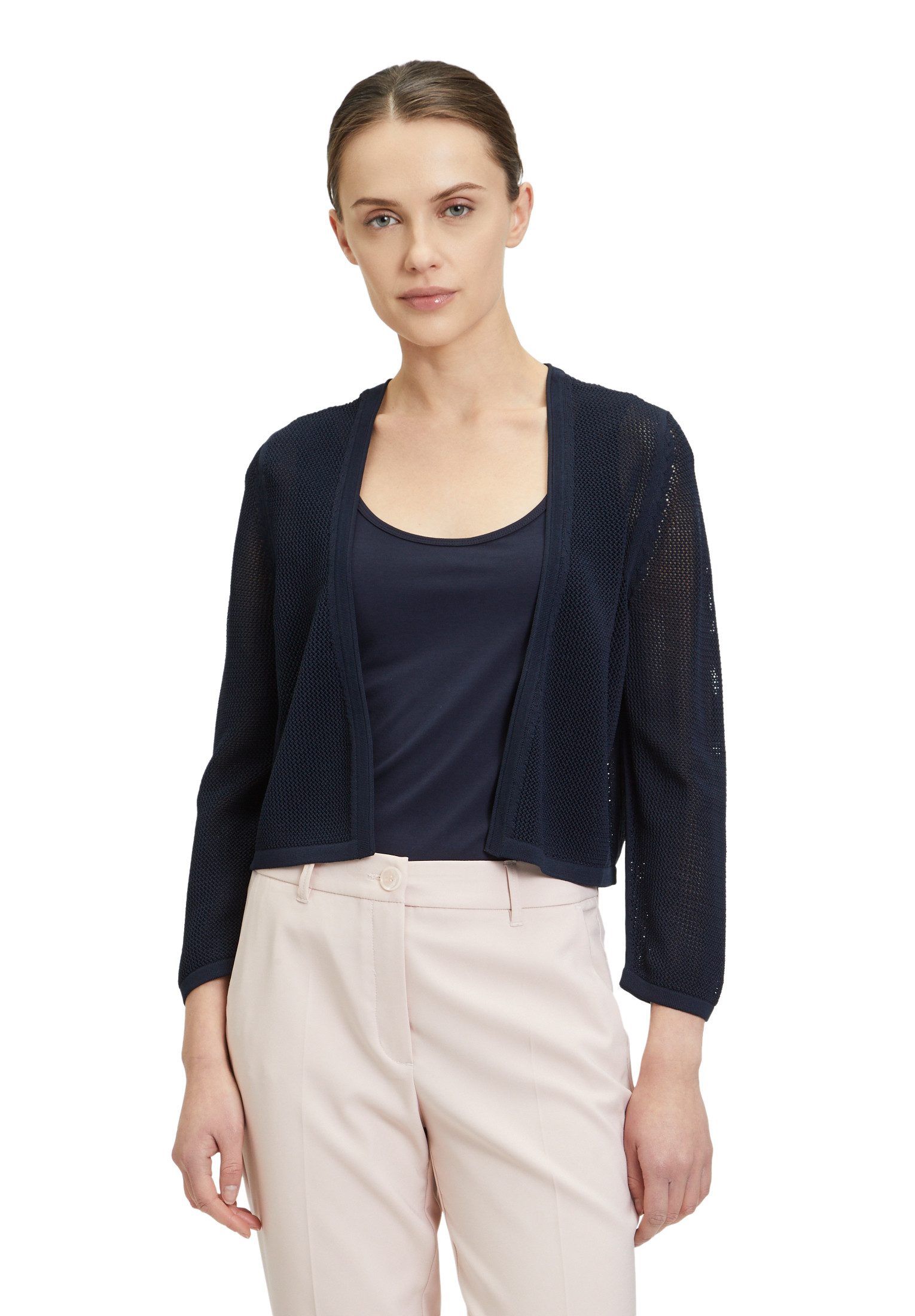 Betty Barclay Strickjacke Damen Sommer-Strickjacke mit 3/4 Arm (1-tlg) Strick