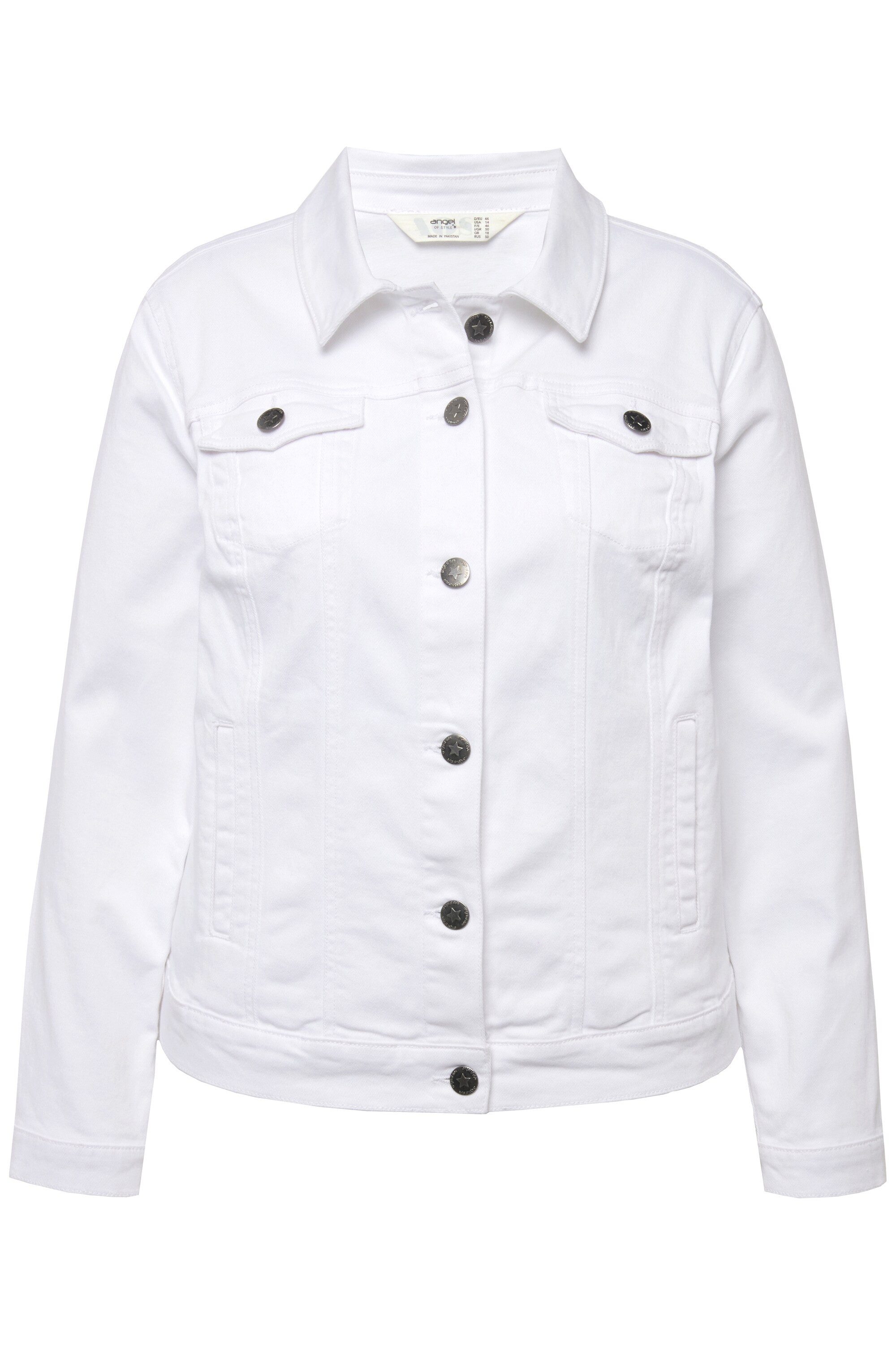 Angel of Style Jeansjacke Jeansjacke Frieda Wascheffekte Hemdkragen Langarm günstig online kaufen