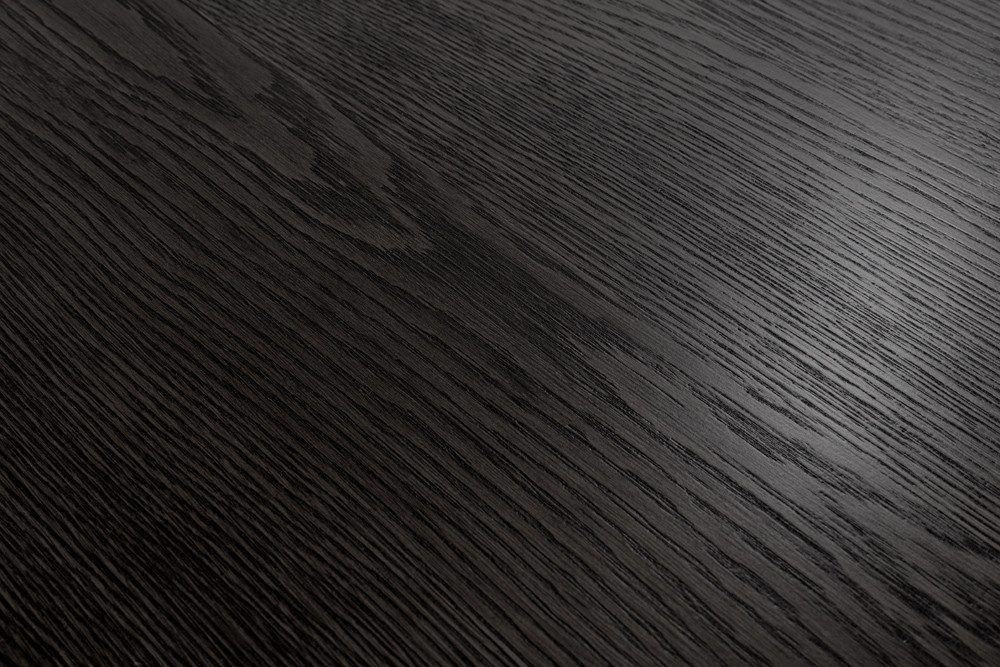riess-ambiente Esstisch VALHALLA WOOD 120cm schwarz · runder Küchentisch im Japandi-Design (Einzelartikel, 1-St), 6 Personen · Säulenfuß aus Massivholz · Eiche – Bild 4 von 5