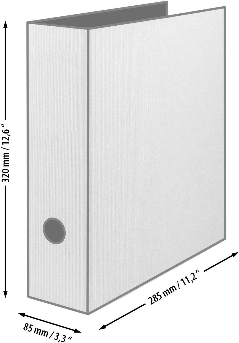 Aktenordner Папки с файлами Hazelnut A4 8,5cm