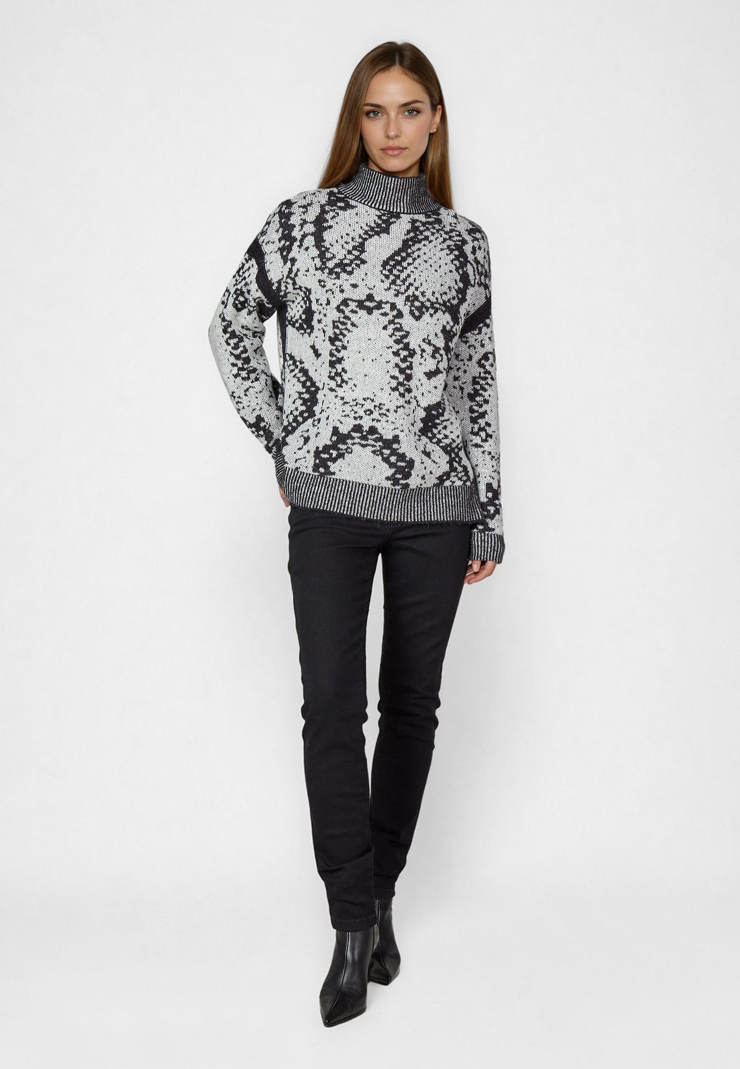 MARC AUREL Stehkragenpullover günstig online kaufen