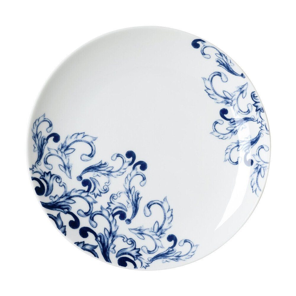 Rosenthal Geschirr-Set Frühstücksteller 21 cm True Blue, Porzellan