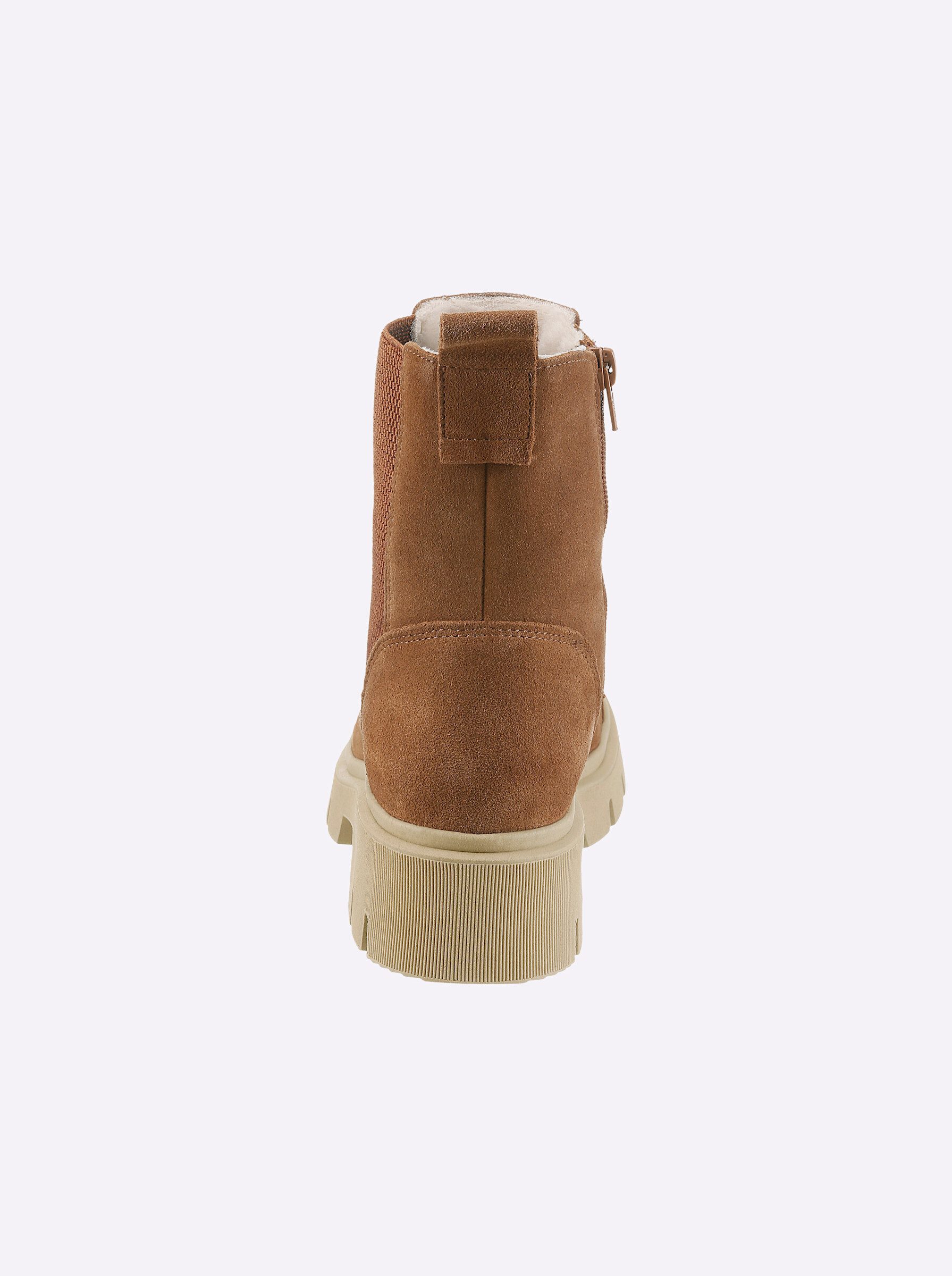 heine Stiefelette Stiefelette Wechselfußbett, Stretcheinsatz