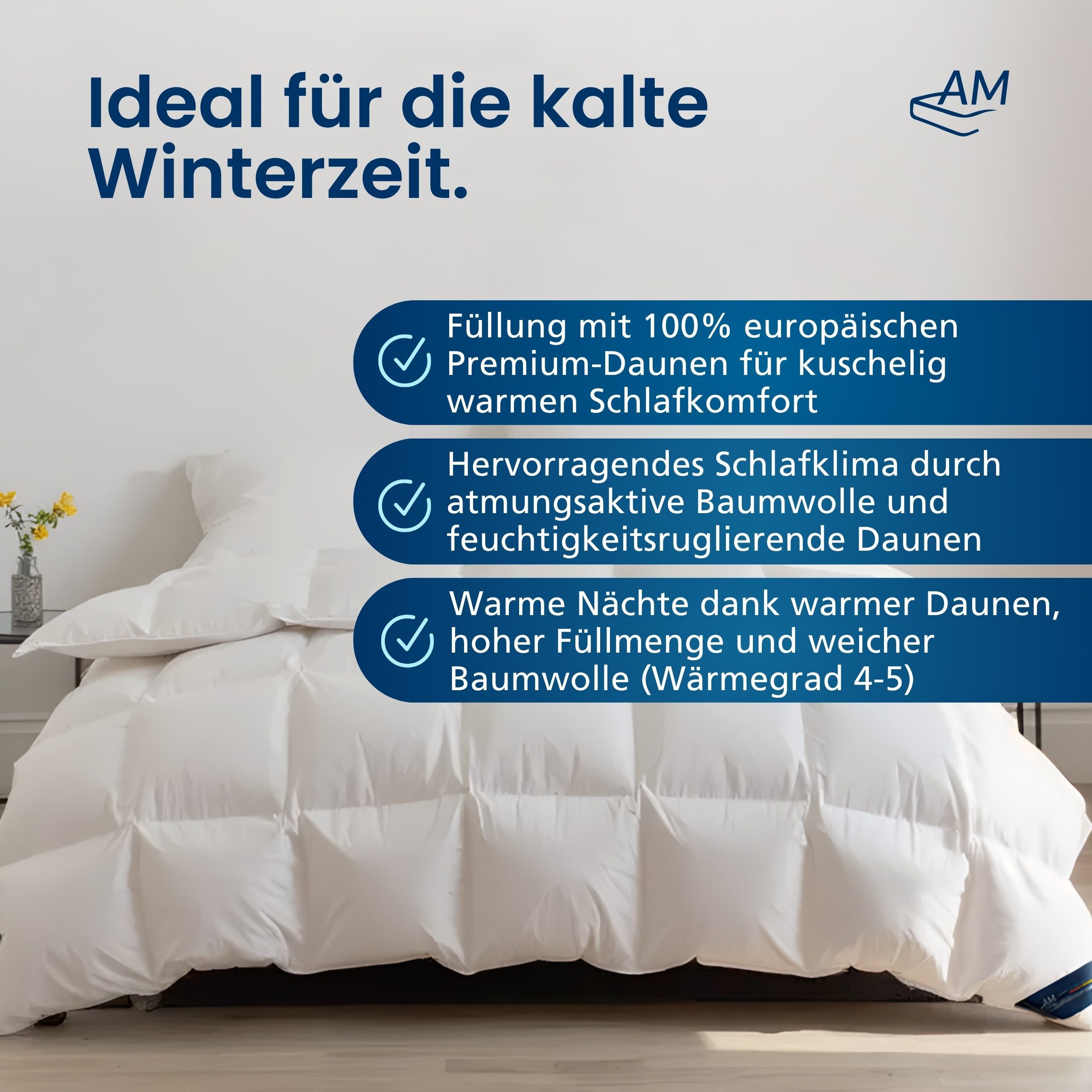 DormiGood Daunenbettdecke 2er Set Premium Daunendecke günstig online kaufen