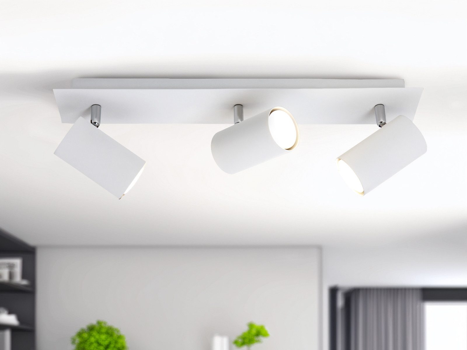 TRIO Leuchten LED Deckenstrahler, Dimmfunktion, LED wechselbar, Warmweiß, B günstig online kaufen