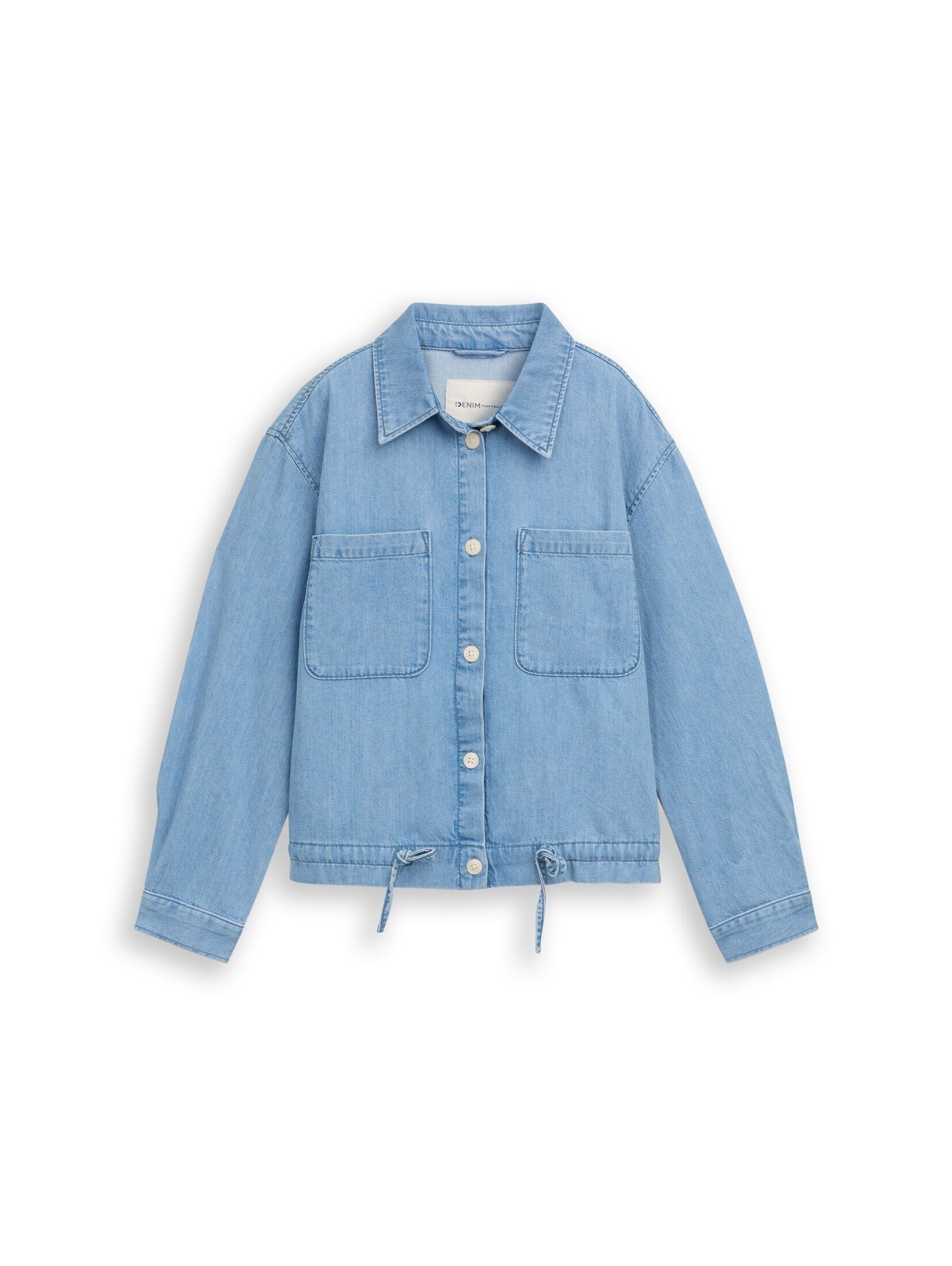 TOM TAILOR Denim Jeansjacke Jacken Lightweight Jeansjacke mit Kordelzug günstig online kaufen