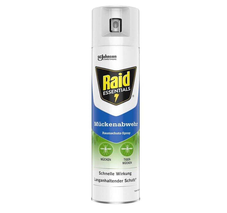 Raid Insektenfalle Essentials Mückenabwehr Raumschutz-Spray, 300ml