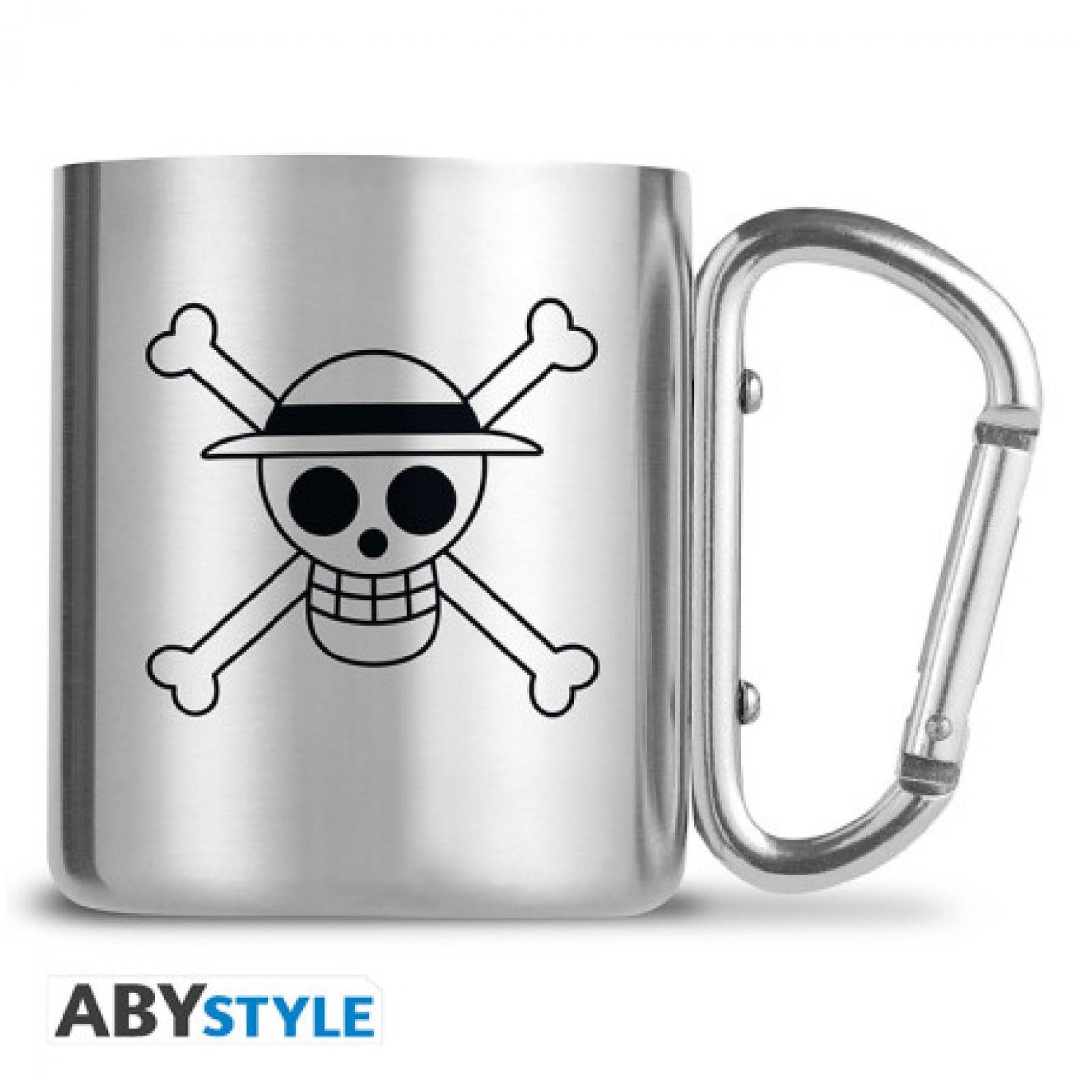 ABYstyle Tasse ONE PIECE - Tasse carabiner - Luffy & Skull