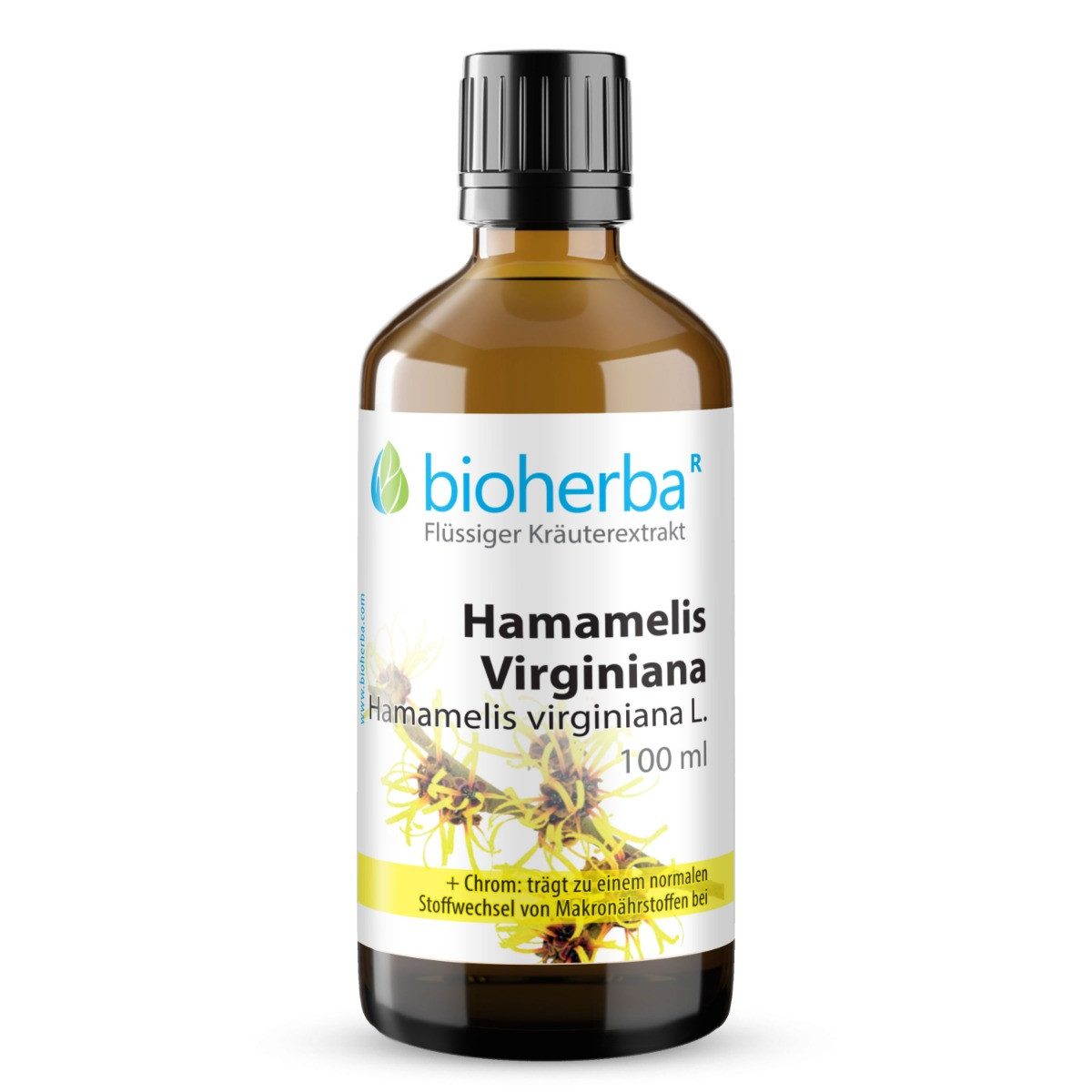 BIOHERBA R Hamamelis Virginiana Tropfen Tinktur 100 ml Nahrungsergänzungsmittel